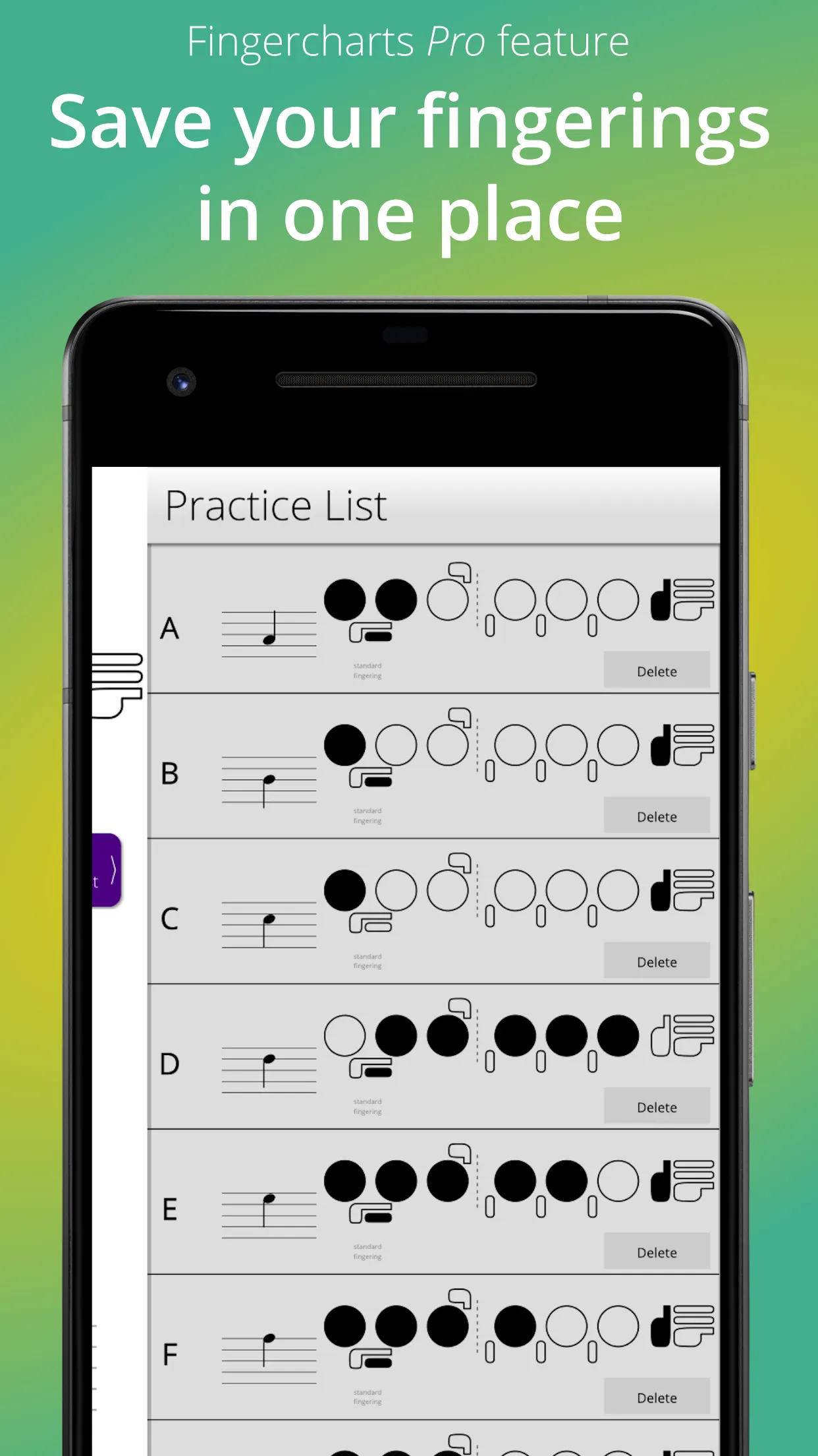 Complete Fingerings for Flute | Indus Appstore | Screenshot