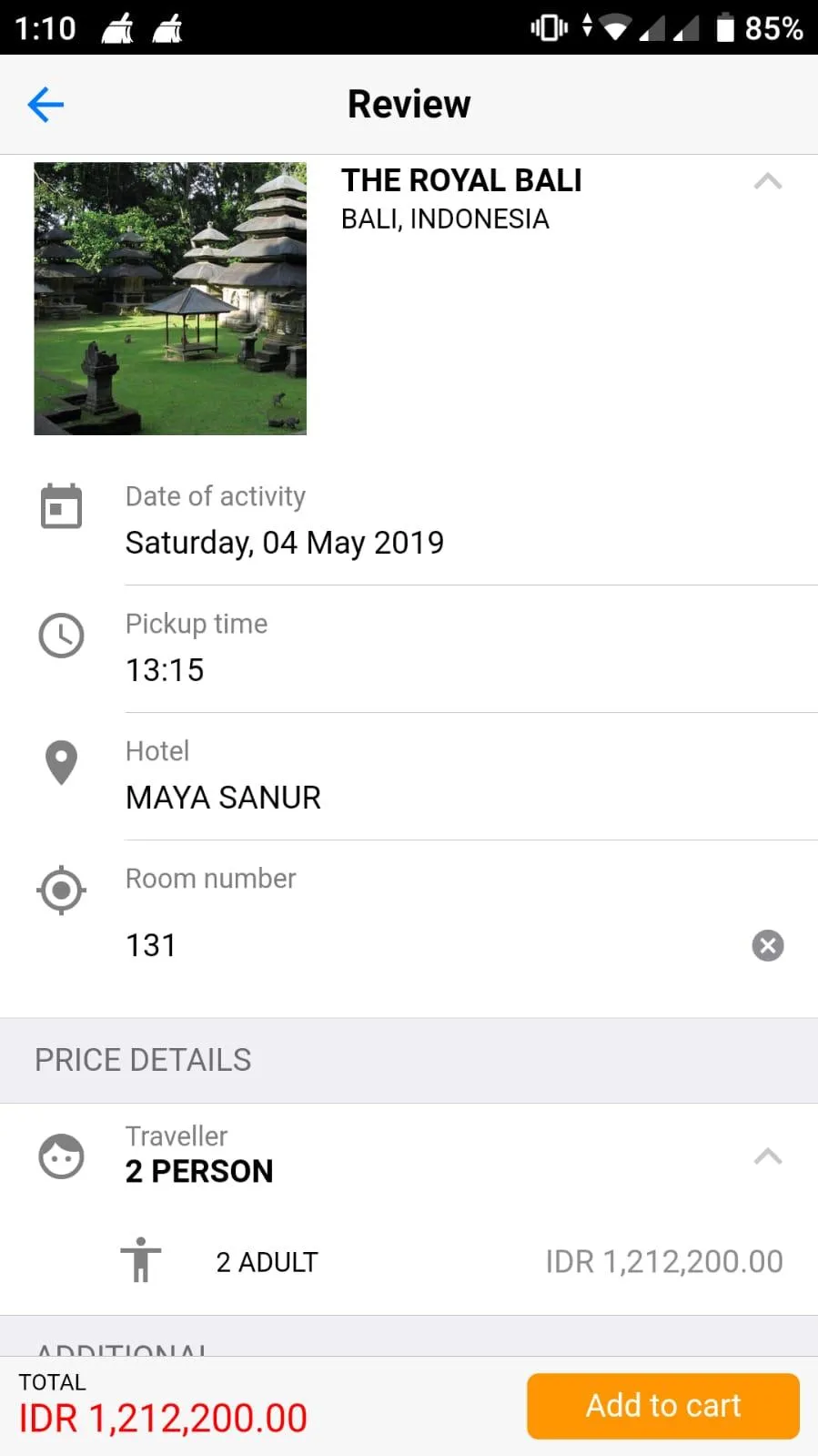 GOVACATION ONLINE BOOKING | Indus Appstore | Screenshot