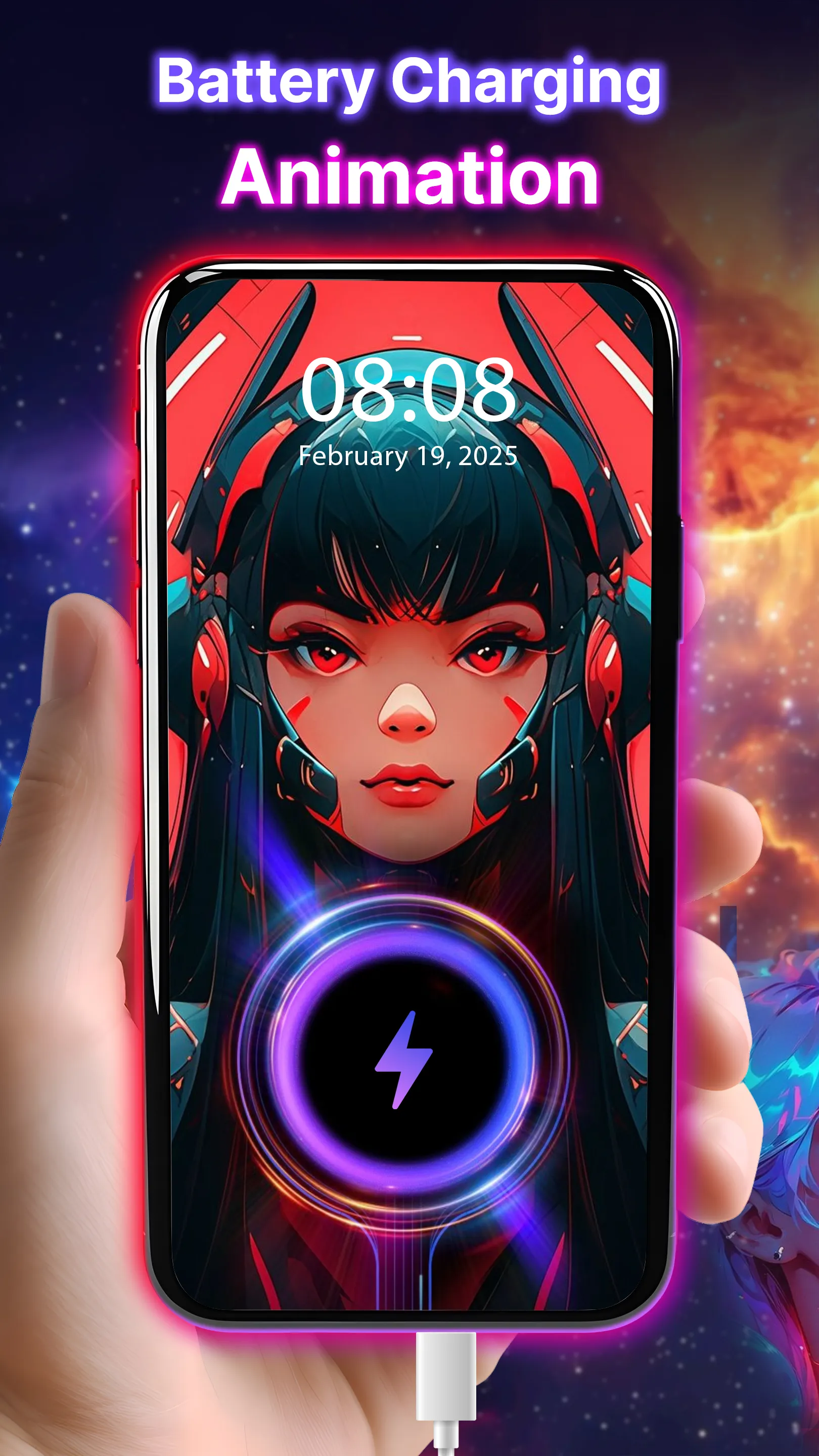 Battery Charging Effect Screen | Indus Appstore | Screenshot