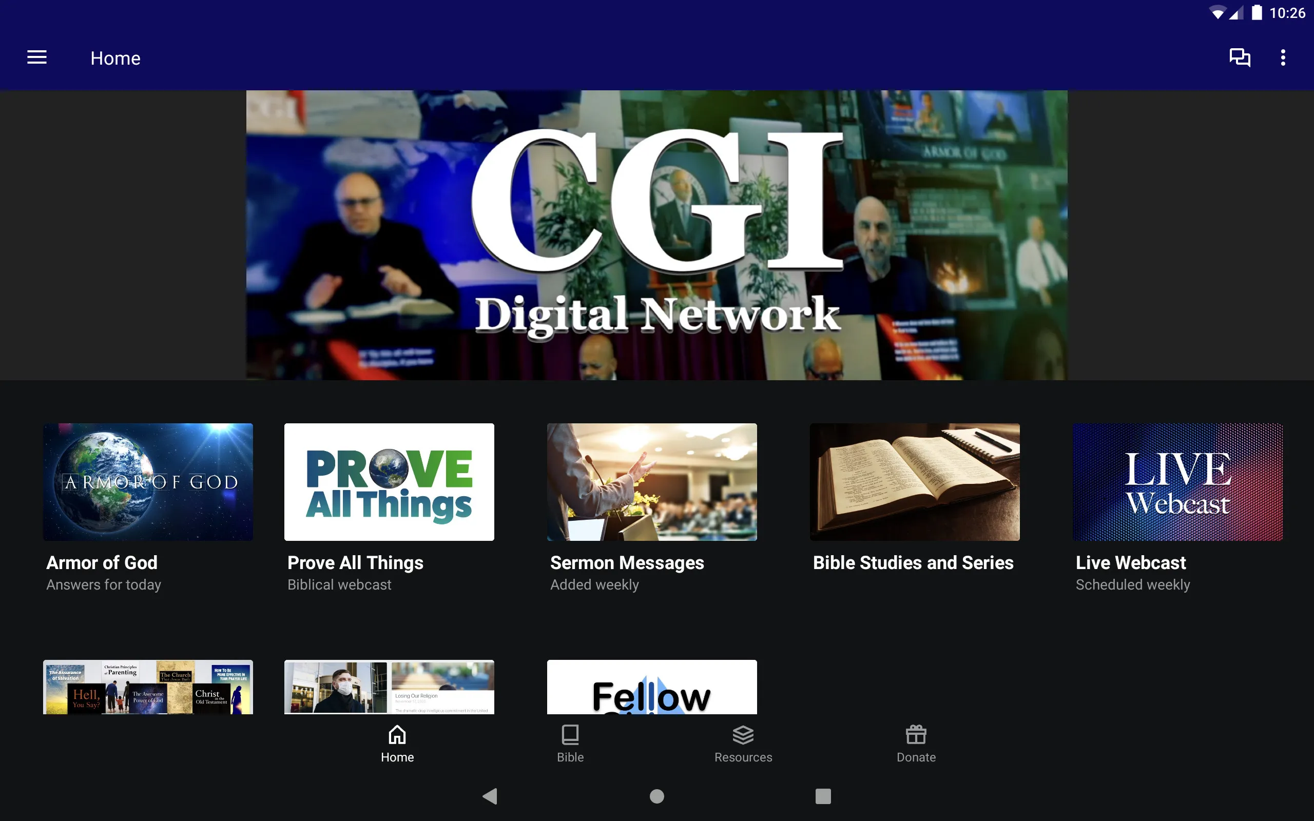 CGI Digital Network | Indus Appstore | Screenshot