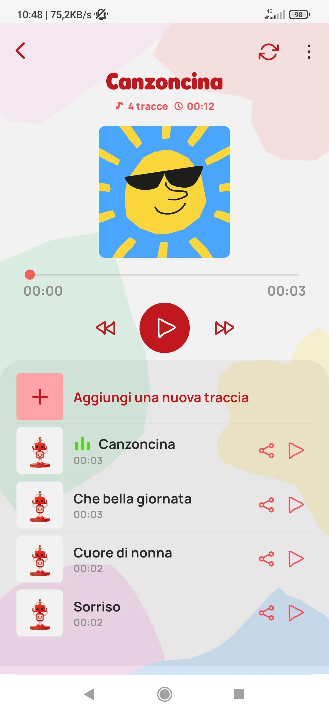 MyFaba – Il tuo Raccontastorie | Indus Appstore | Screenshot