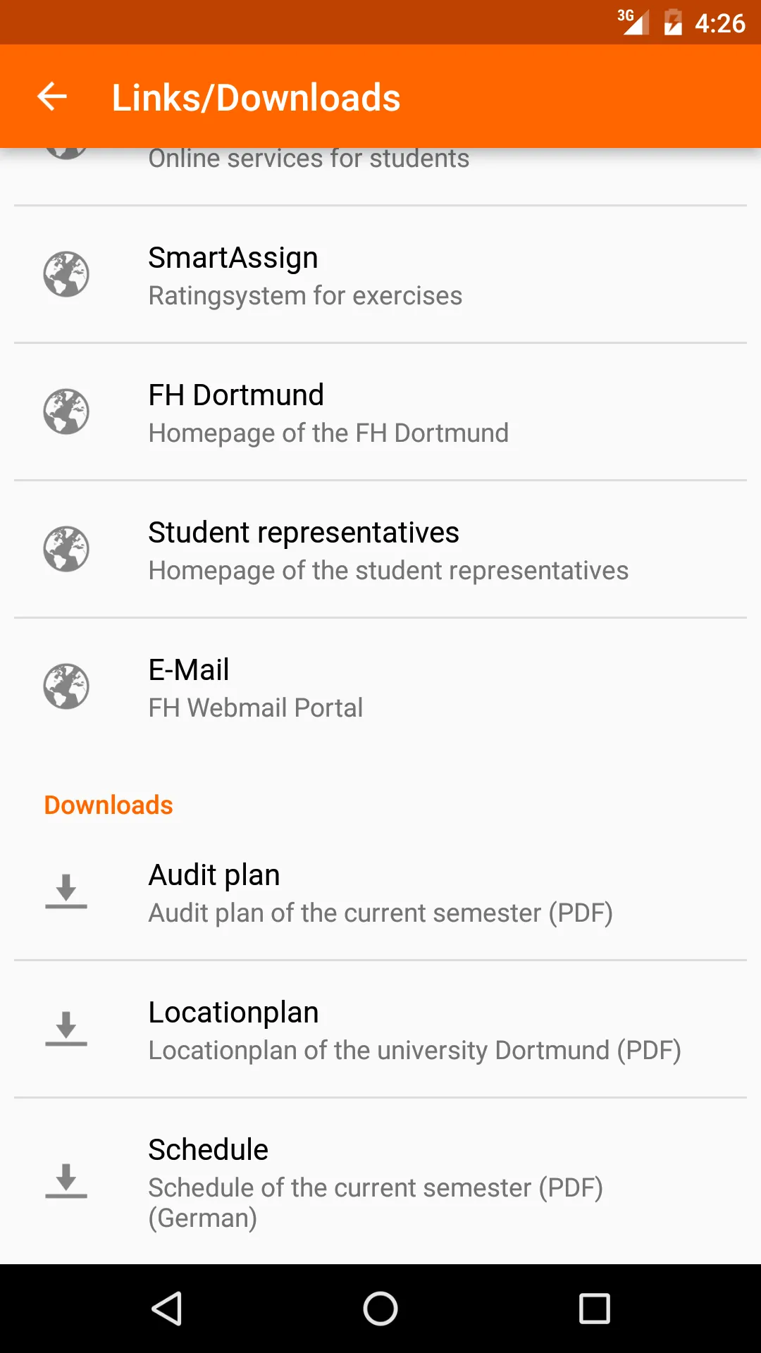 FH Dortmund FB4 | Indus Appstore | Screenshot