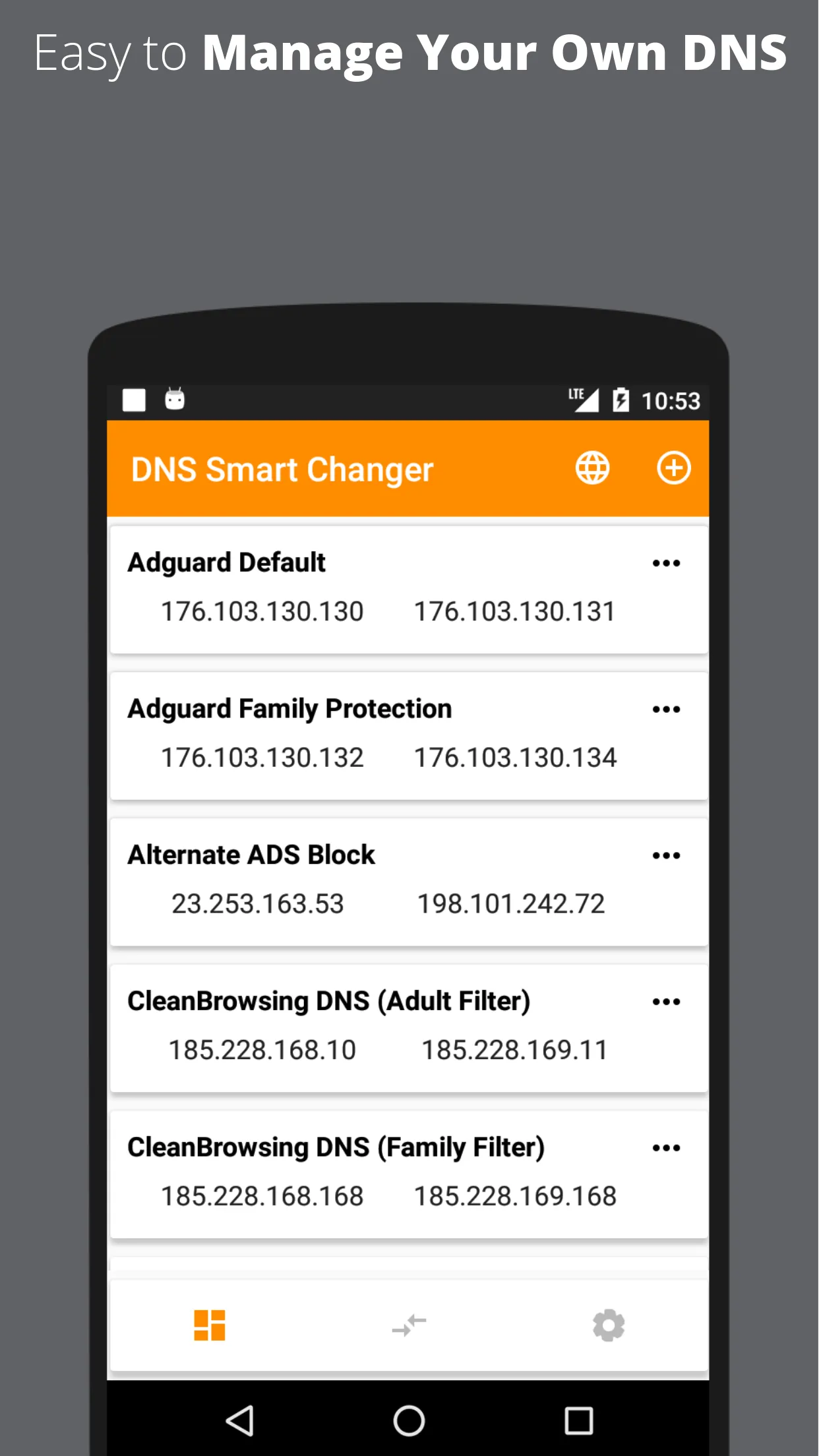 DNS Changer - Web Filter | Indus Appstore | Screenshot