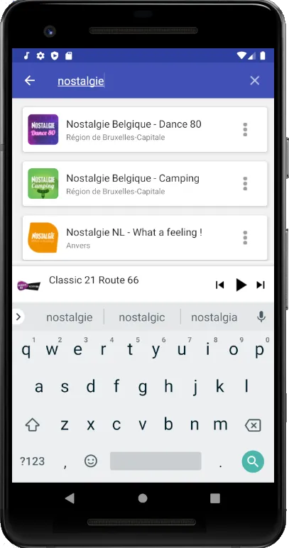 Radios de Belgique en direct | Indus Appstore | Screenshot