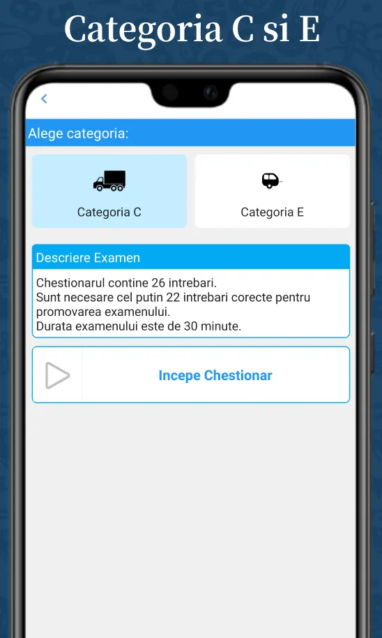 Chestionare categoria c si e | Indus Appstore | Screenshot