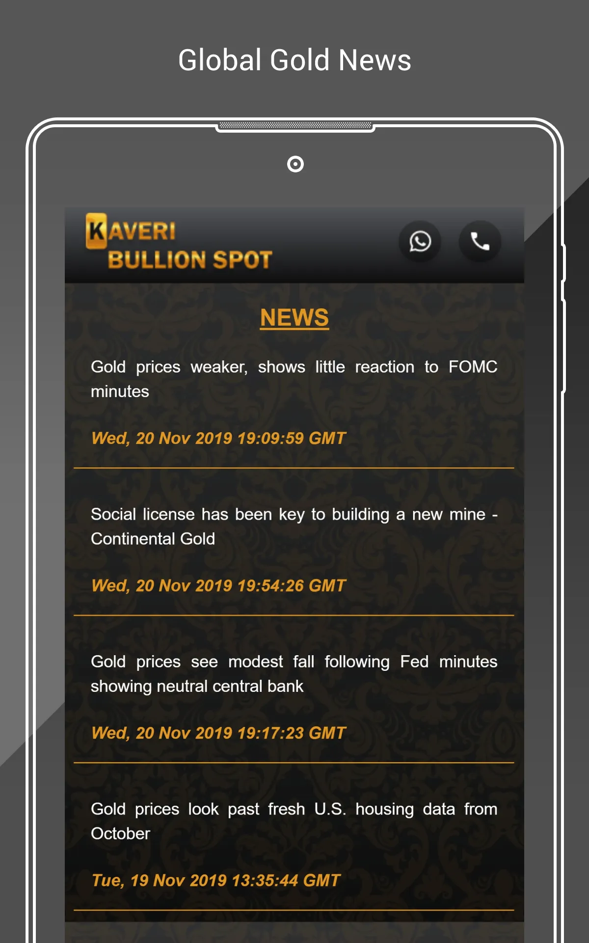 Kaveri Bullion Spot | Indus Appstore | Screenshot