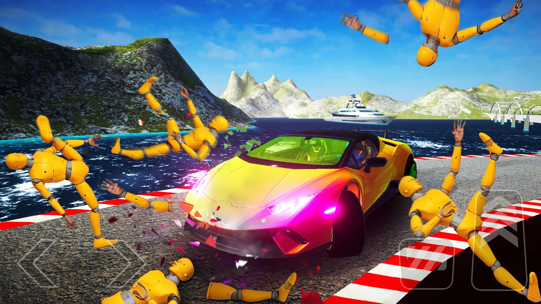 Hyper Cars Ramp Crash | Indus Appstore | Screenshot