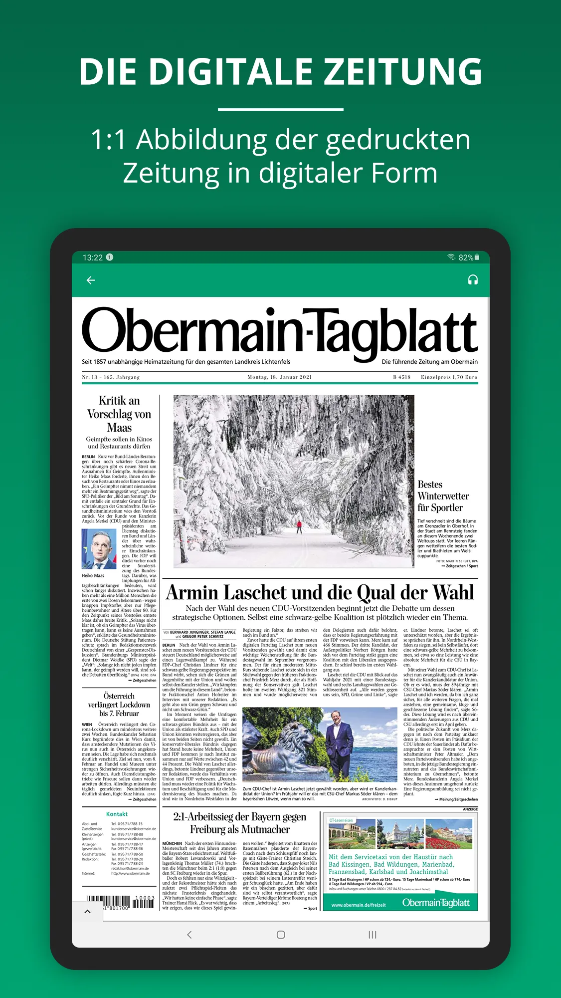 Obermain ePaper | Indus Appstore | Screenshot