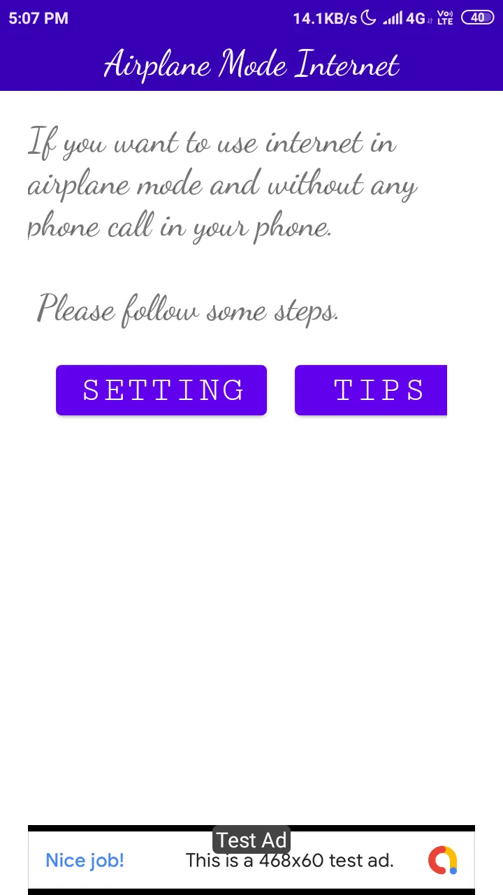 Airplane Mode Internet | Indus Appstore | Screenshot