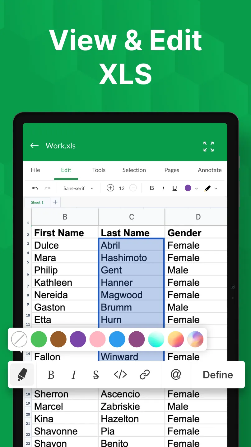 XLSX Viewer: XLS Reader | Indus Appstore | Screenshot