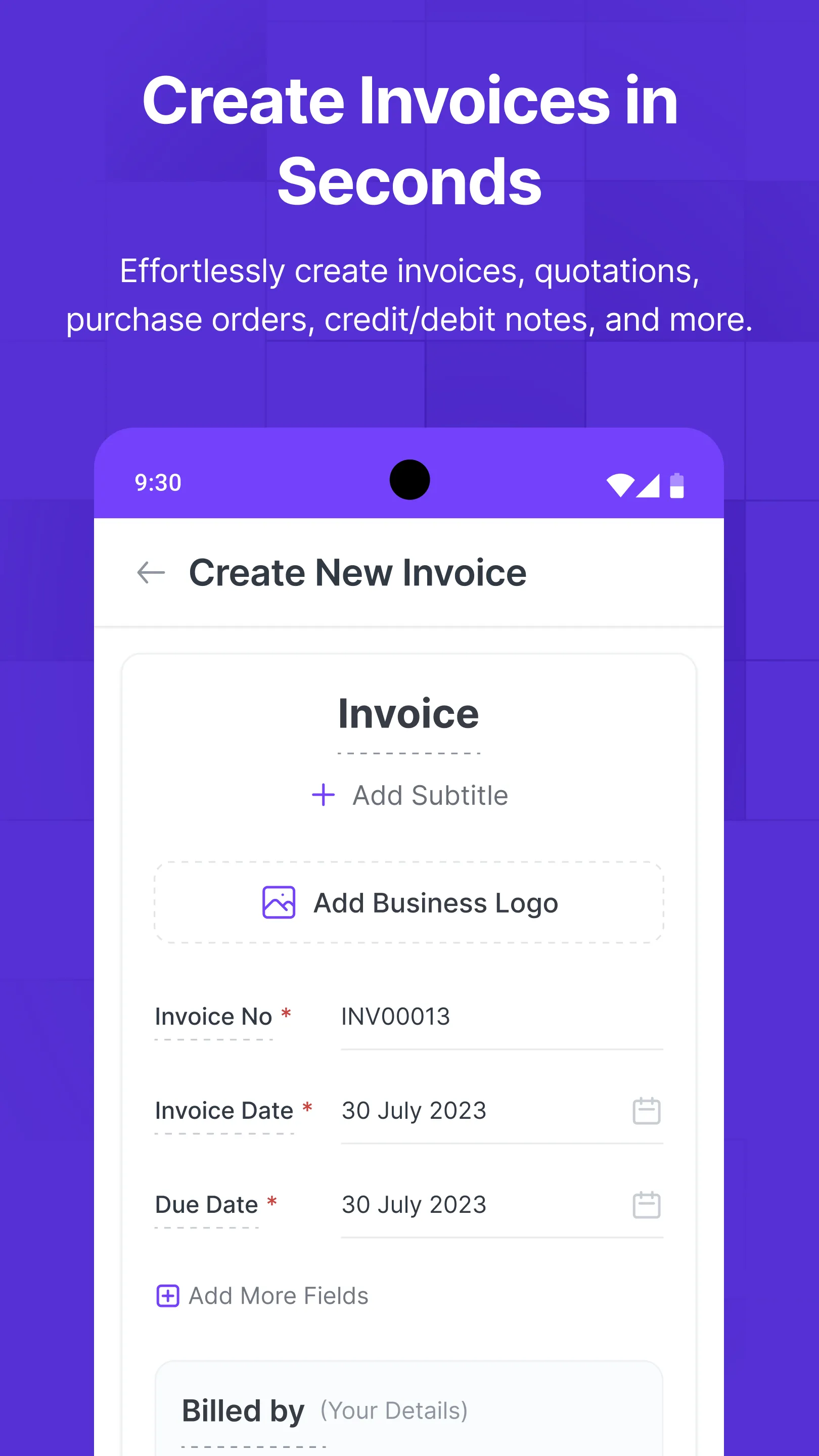 Invoice & Quotation maker App | Indus Appstore | Screenshot