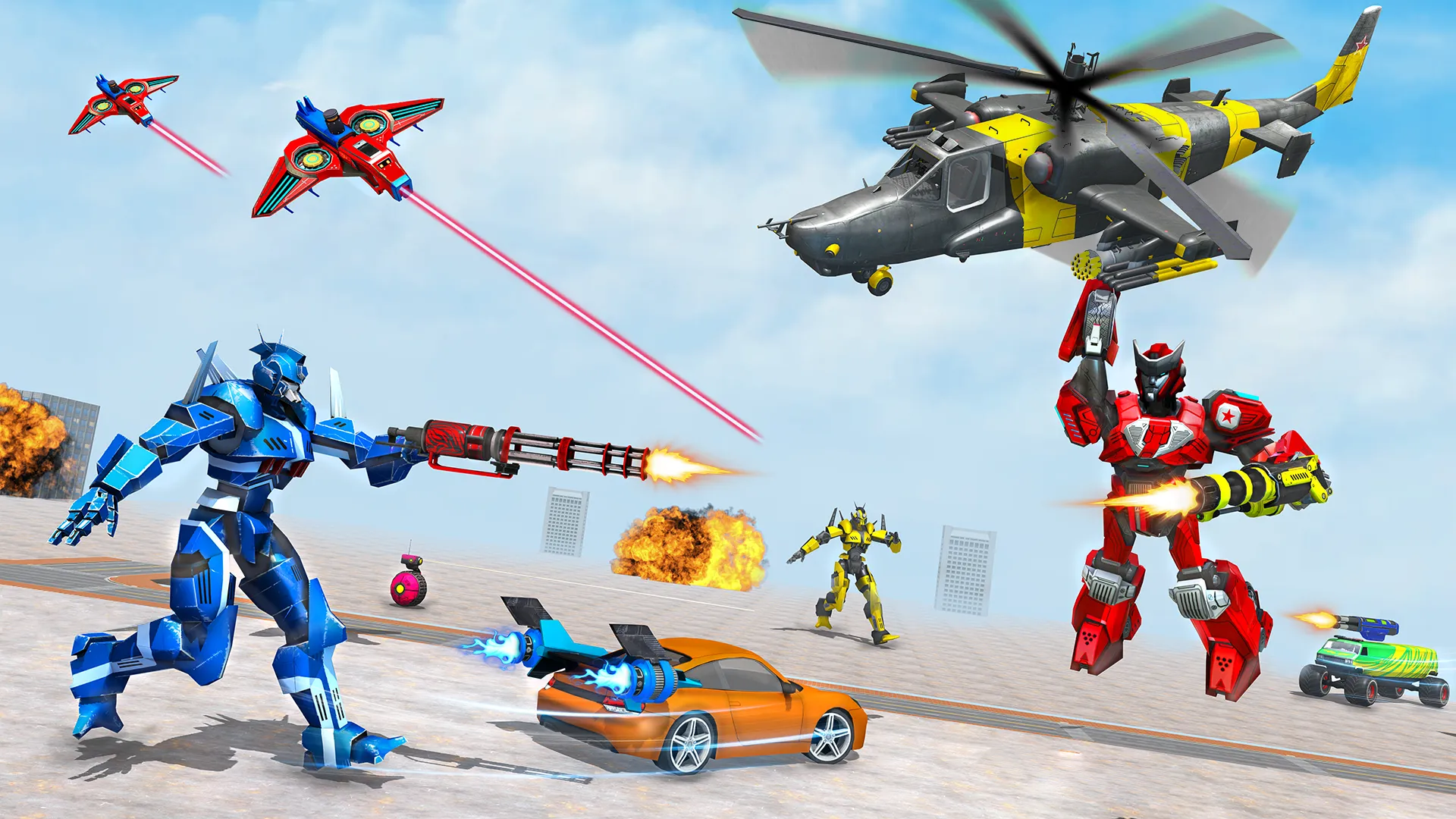 Army Robot Car Game:Robot Game | Indus Appstore | Screenshot