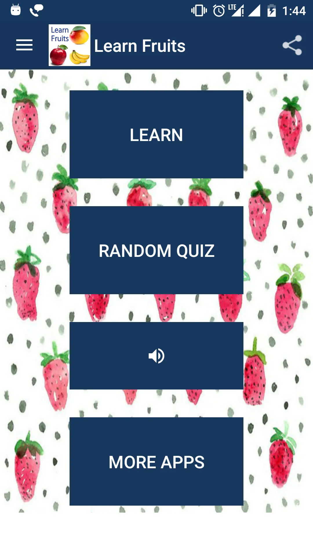 Fruits Names Learning for Kids | Indus Appstore | Screenshot