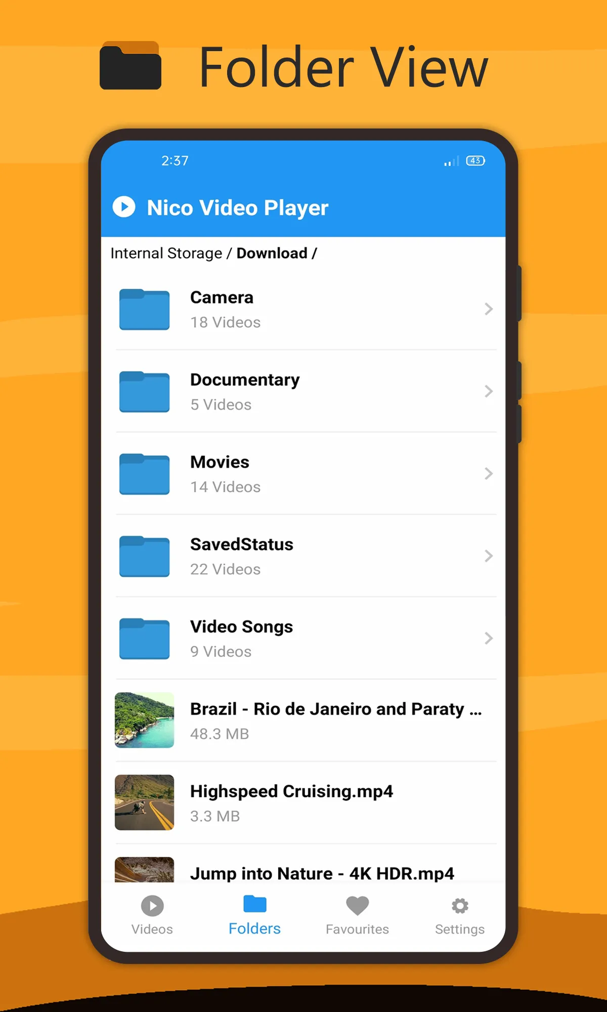 Nico Video Player - Ultra HD,  | Indus Appstore | Screenshot