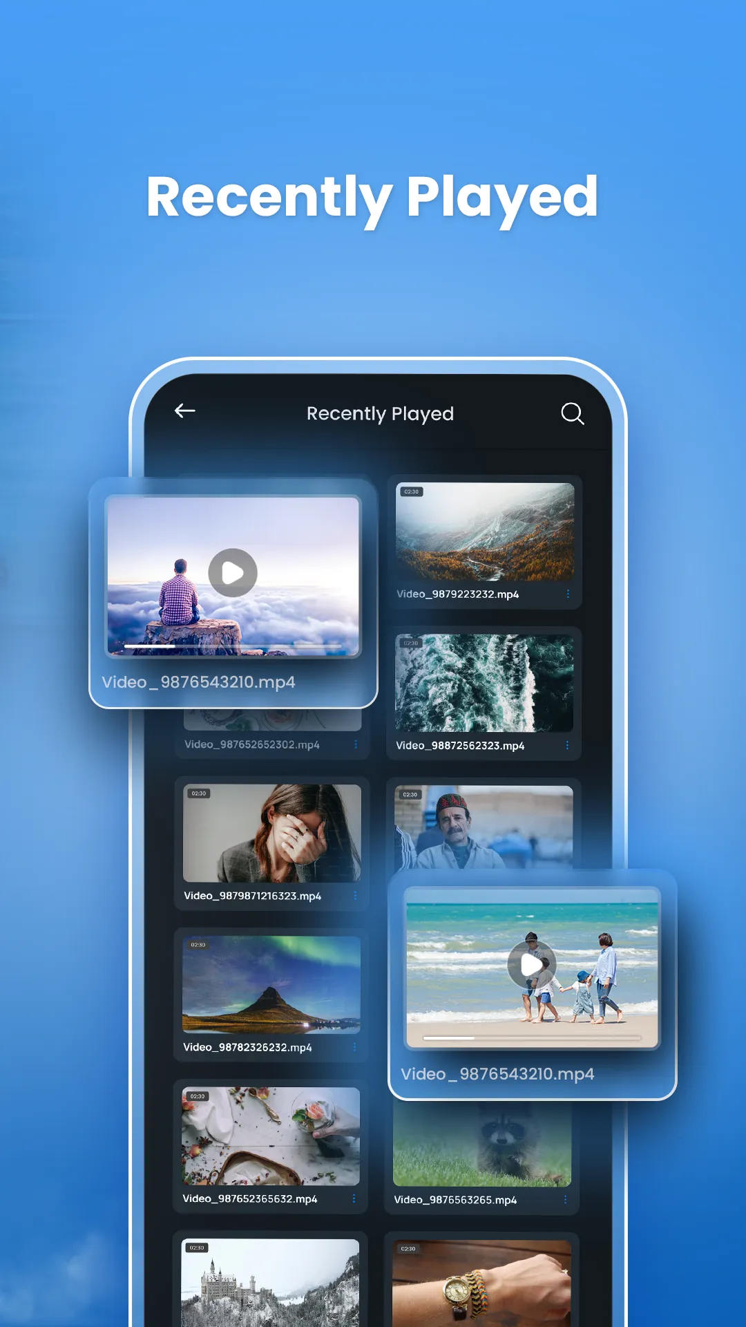 Blue Video Player | Indus Appstore | Screenshot