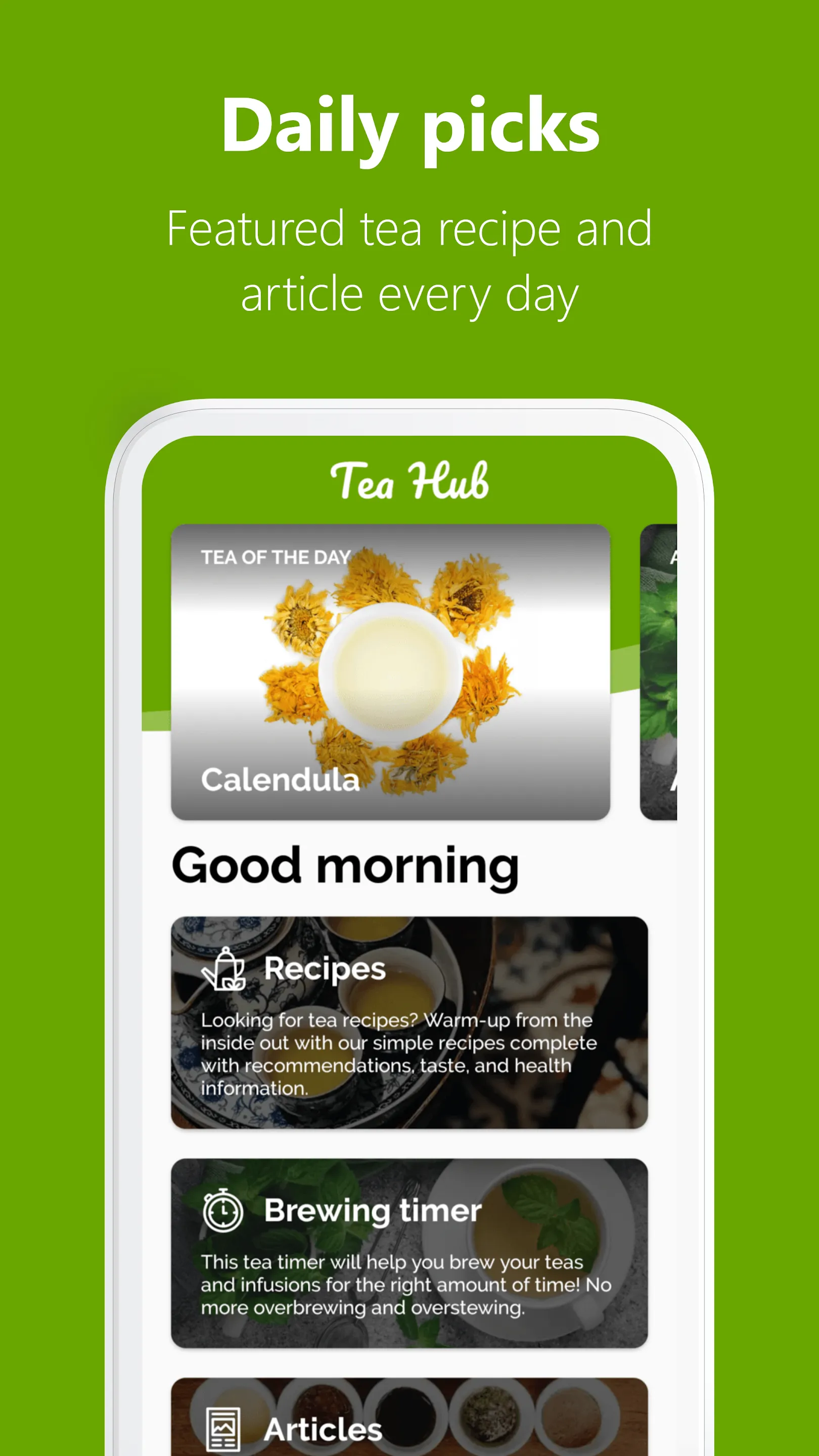 Tea Hub – Recipes and Timer | Indus Appstore | Screenshot