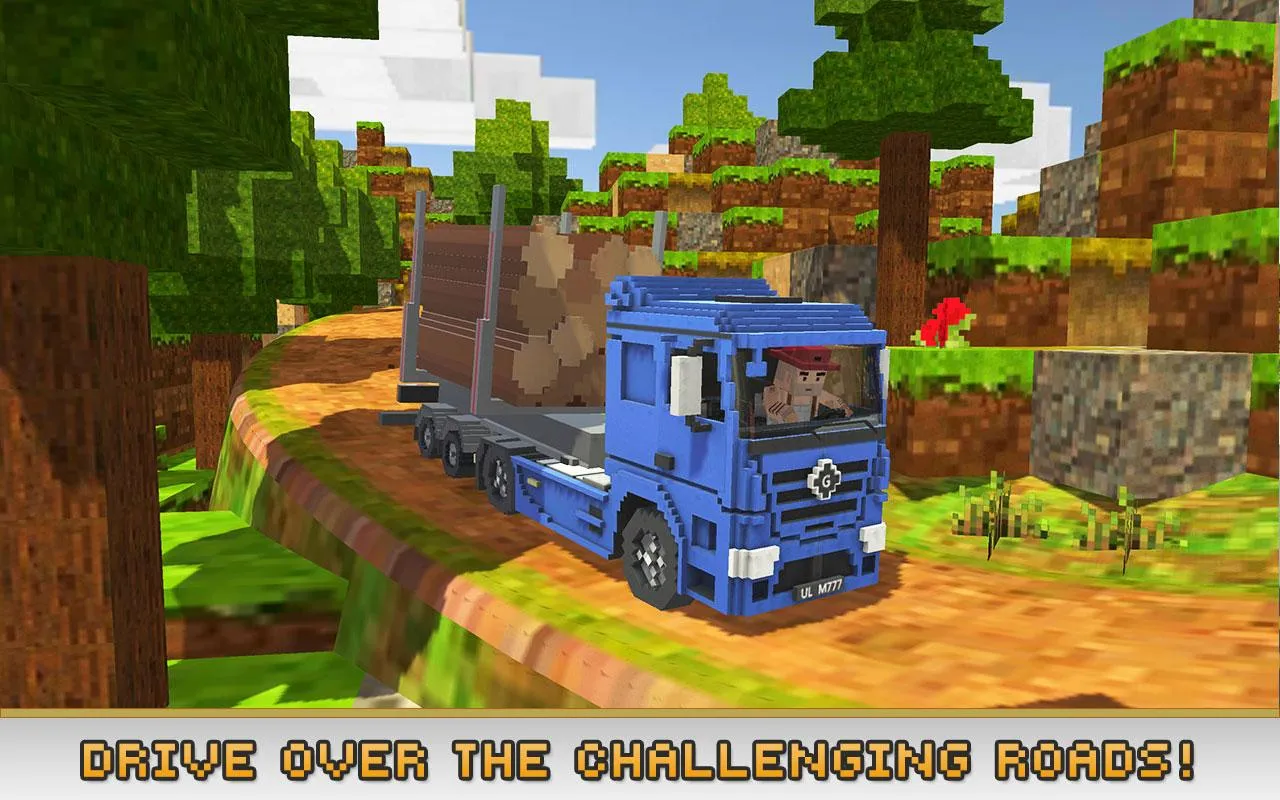 Blocky Truck Simulator | Indus Appstore | Screenshot