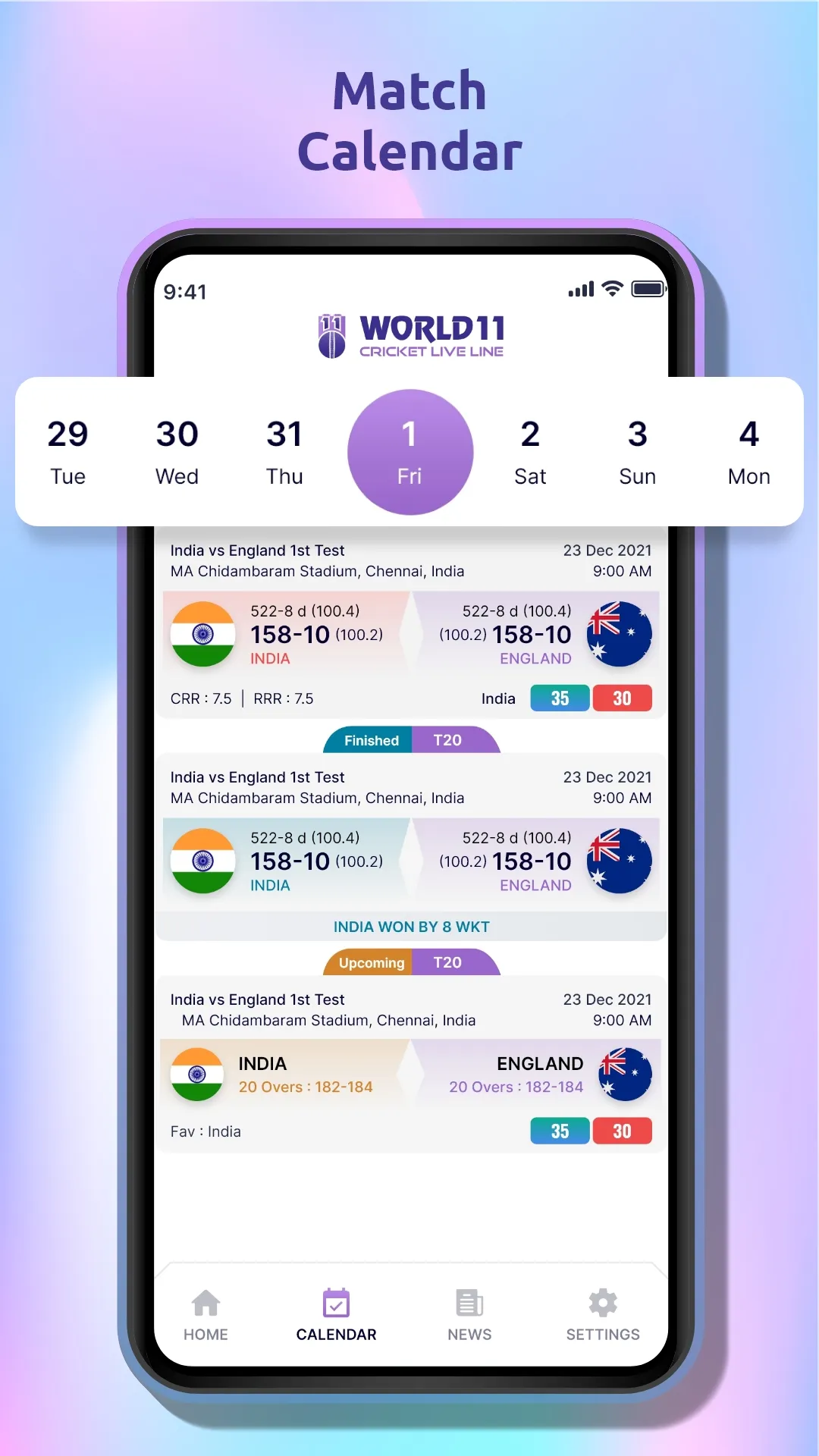 World11 Cricket Live Line | Indus Appstore | Screenshot