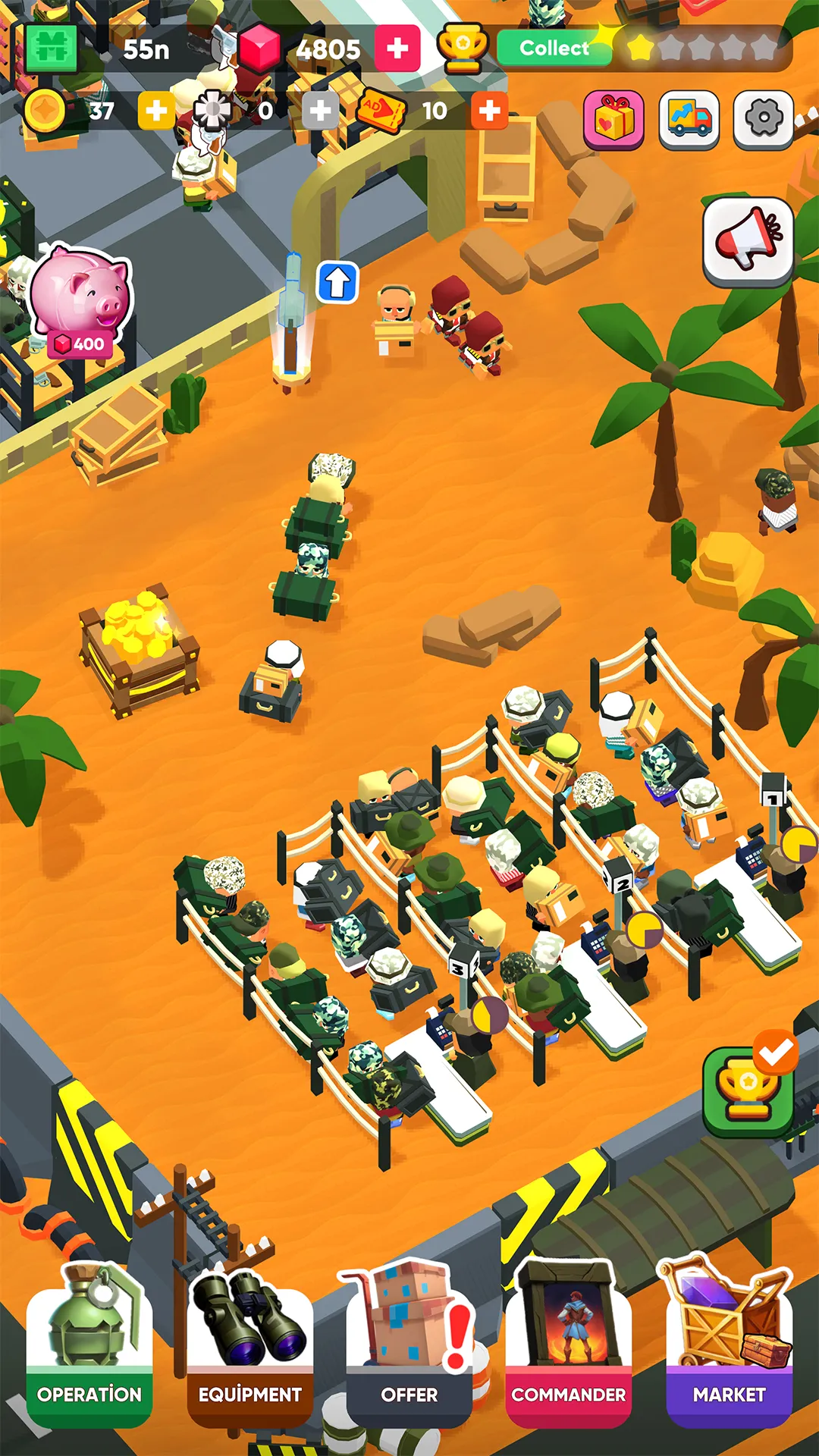 Army Store Tycoon: Idle Base | Indus Appstore | Screenshot