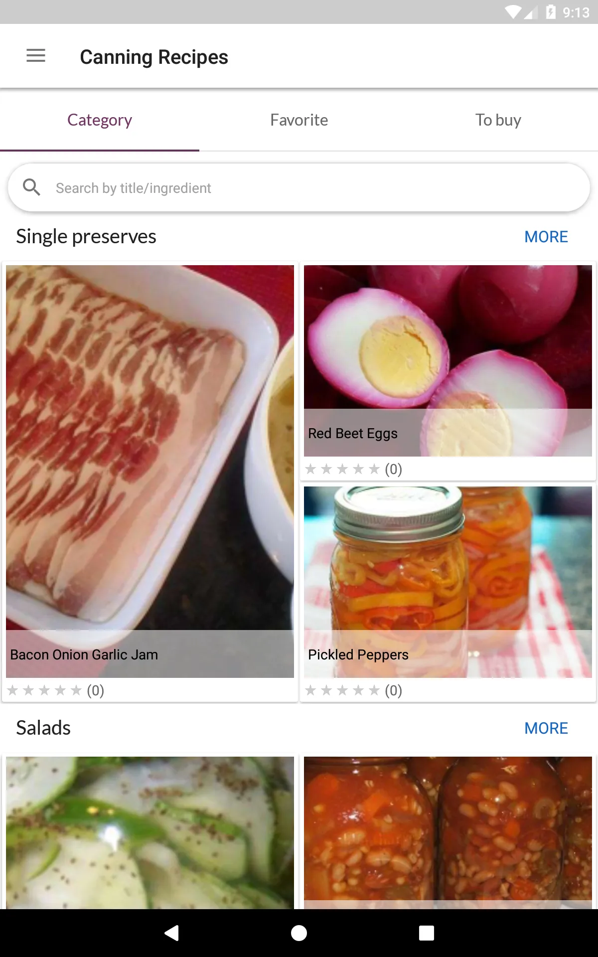 Canning Recipes | Indus Appstore | Screenshot