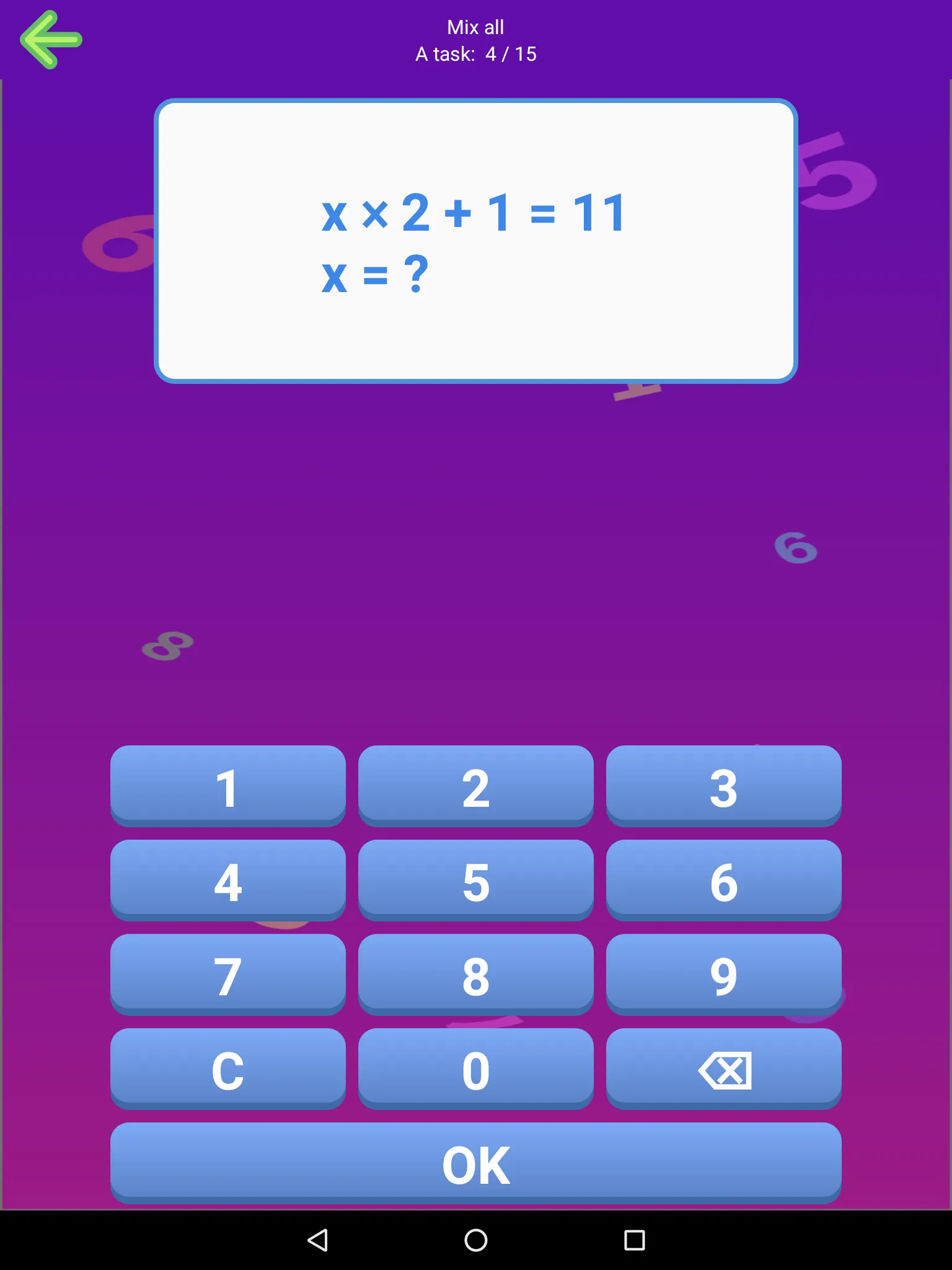 Linear Equations Trainer | Indus Appstore | Screenshot