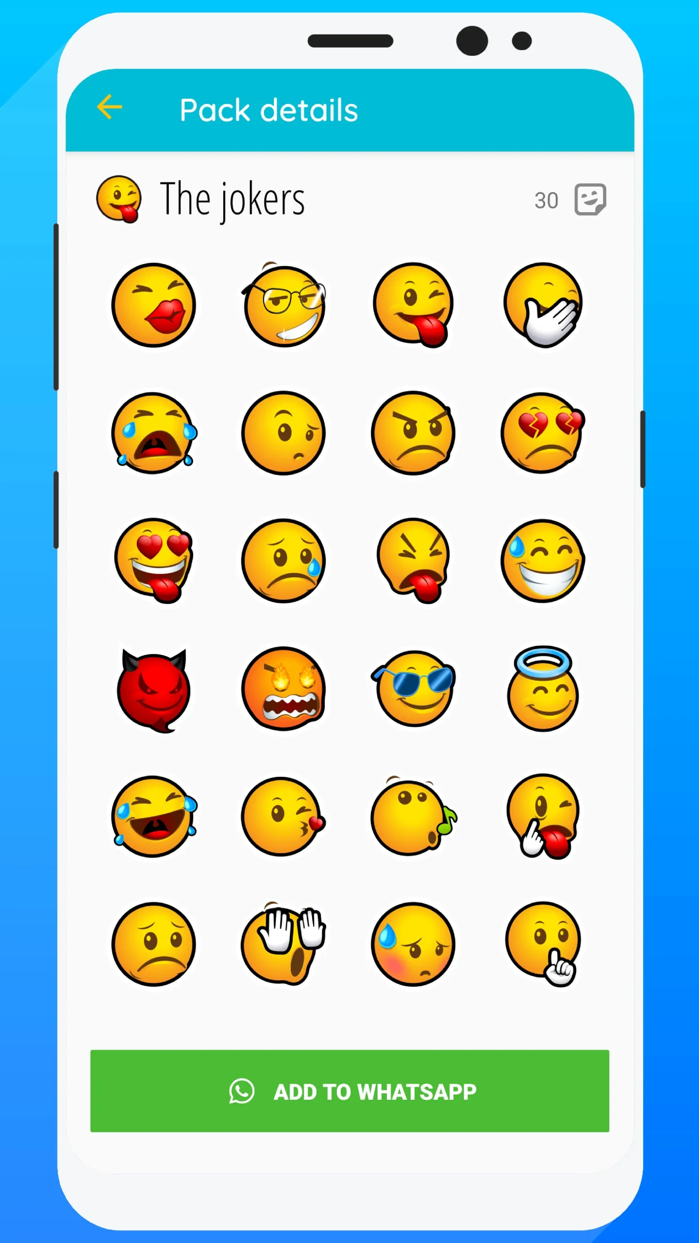 WeSmile Smileys (WASticker) | Indus Appstore | Screenshot
