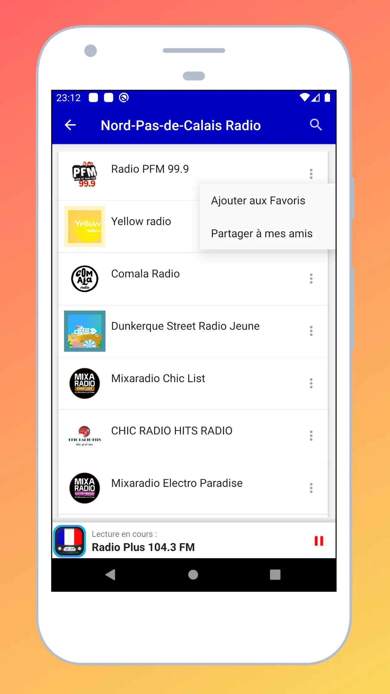 Radios France: Radio France FM | Indus Appstore | Screenshot