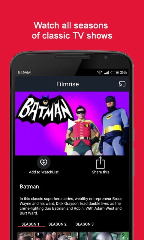 FilmRise - Movies and TV Shows | Indus Appstore | Screenshot