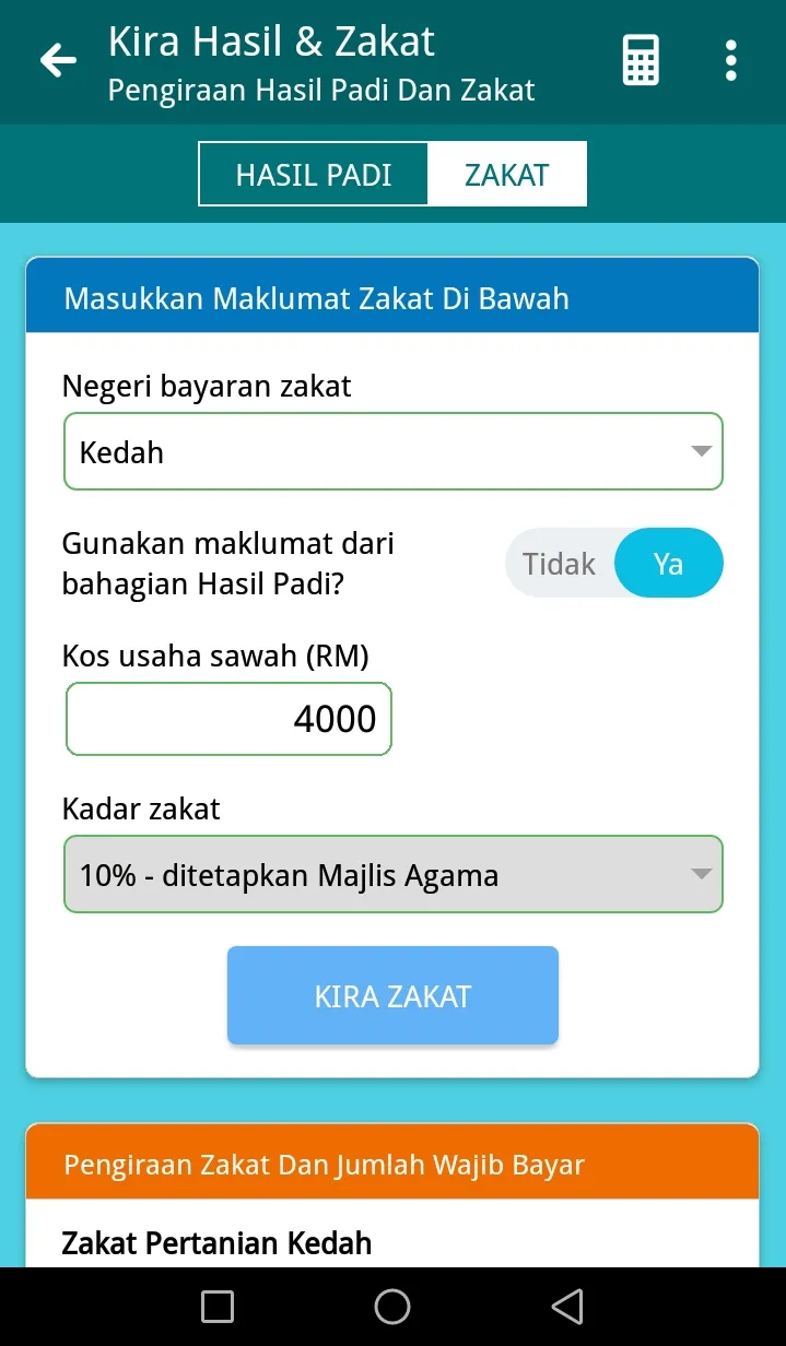 Kalkupadi - (Kalkulator Padi) | Indus Appstore | Screenshot