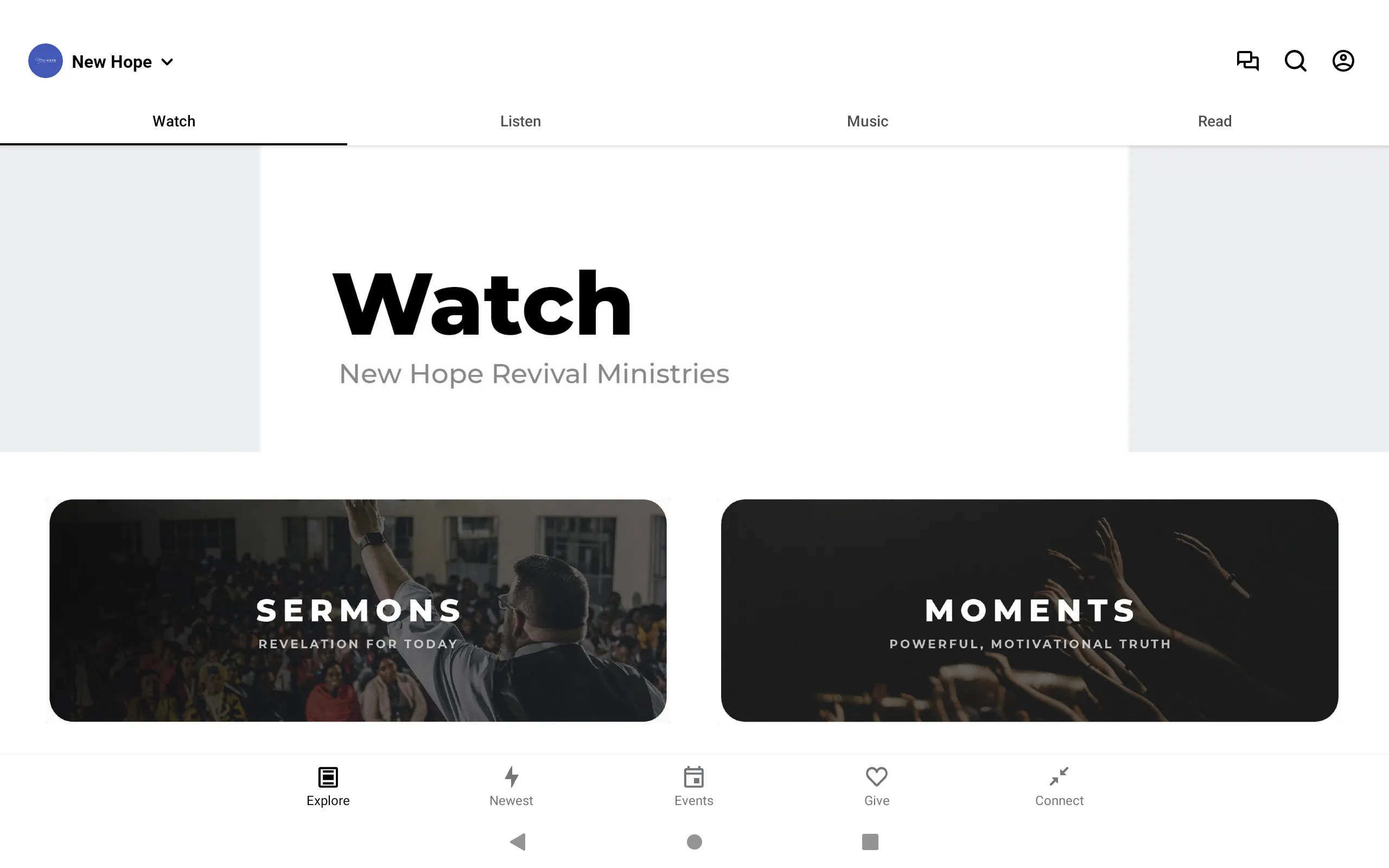 New Hope Revival Ministries | Indus Appstore | Screenshot