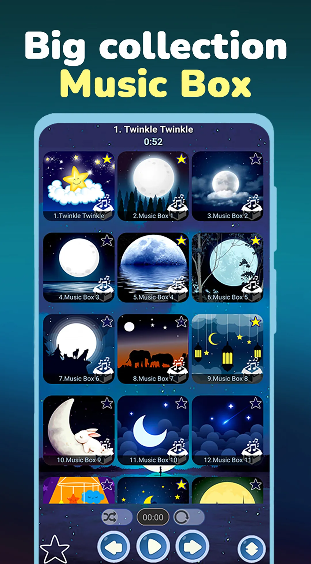 Lullaby songs for sleep music | Indus Appstore | Screenshot