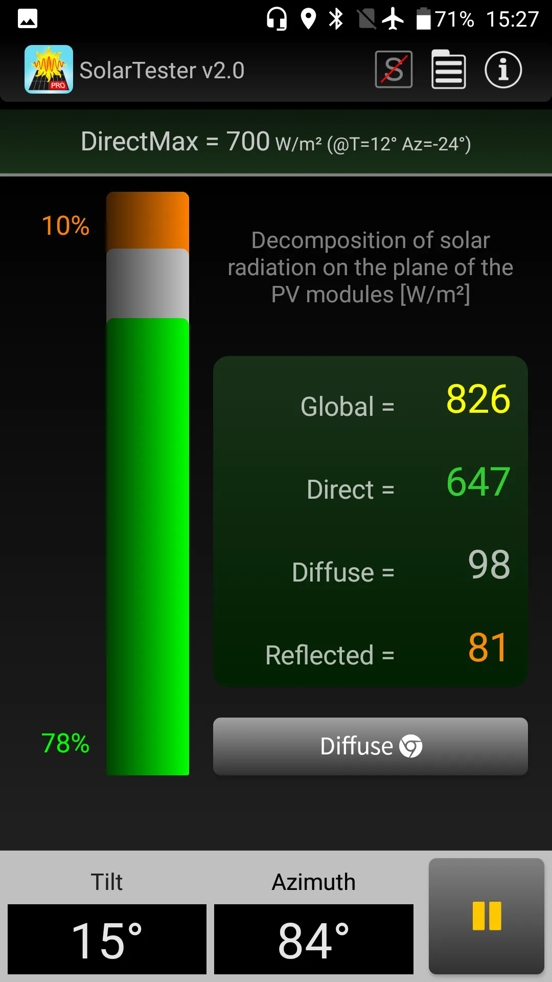 SolarTester | Indus Appstore | Screenshot