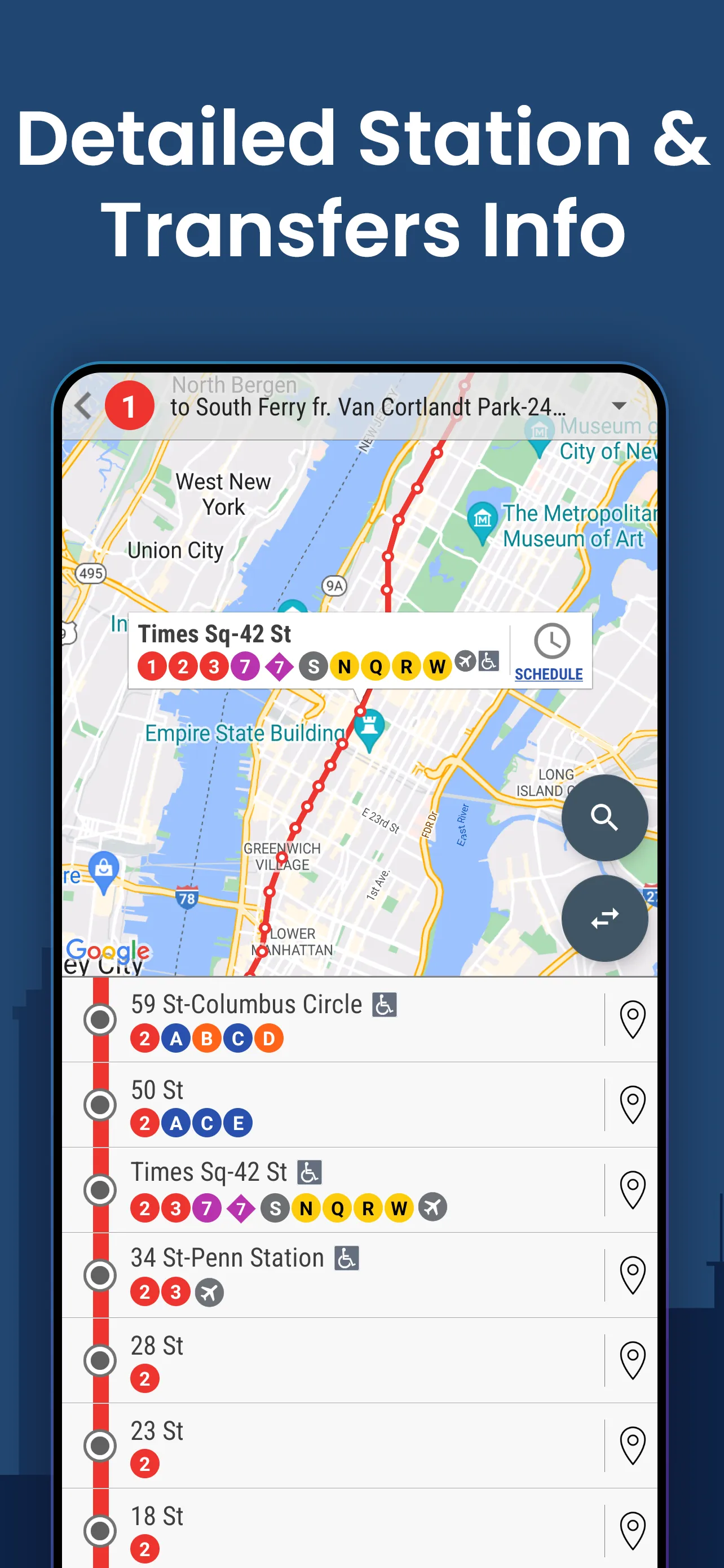 MyTransit NYC Subway & MTA Bus | Indus Appstore | Screenshot