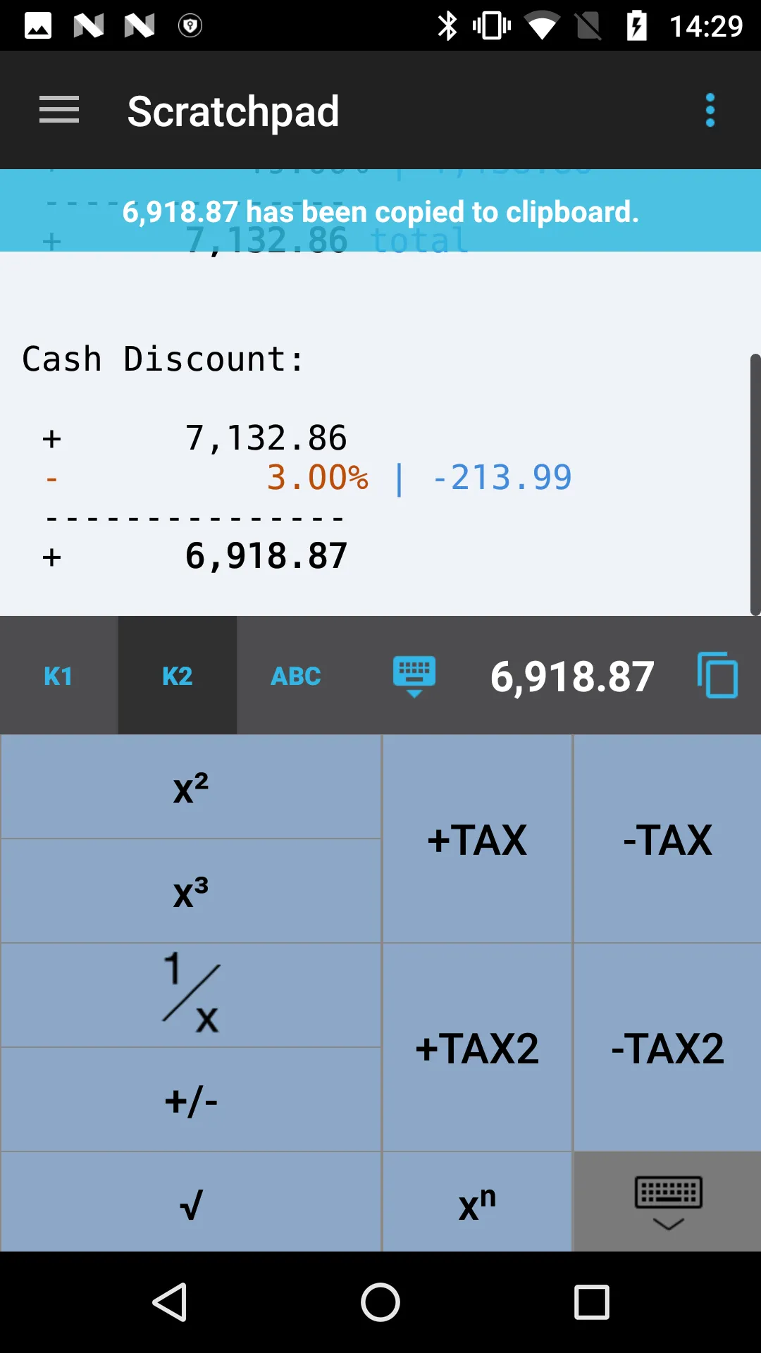 CalcTape Calculator with Tape | Indus Appstore | Screenshot