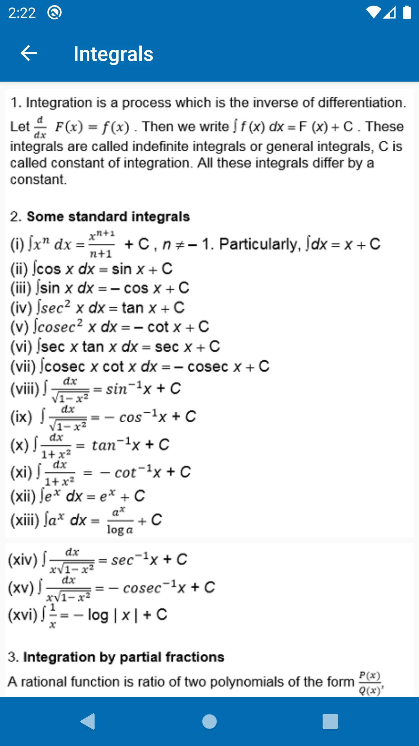 Math Formulas - Class 6 to 12 | Indus Appstore | Screenshot