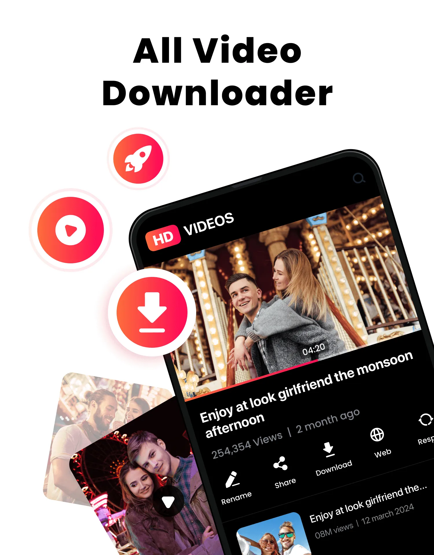 HD Video player & Downloader | Indus Appstore | Screenshot