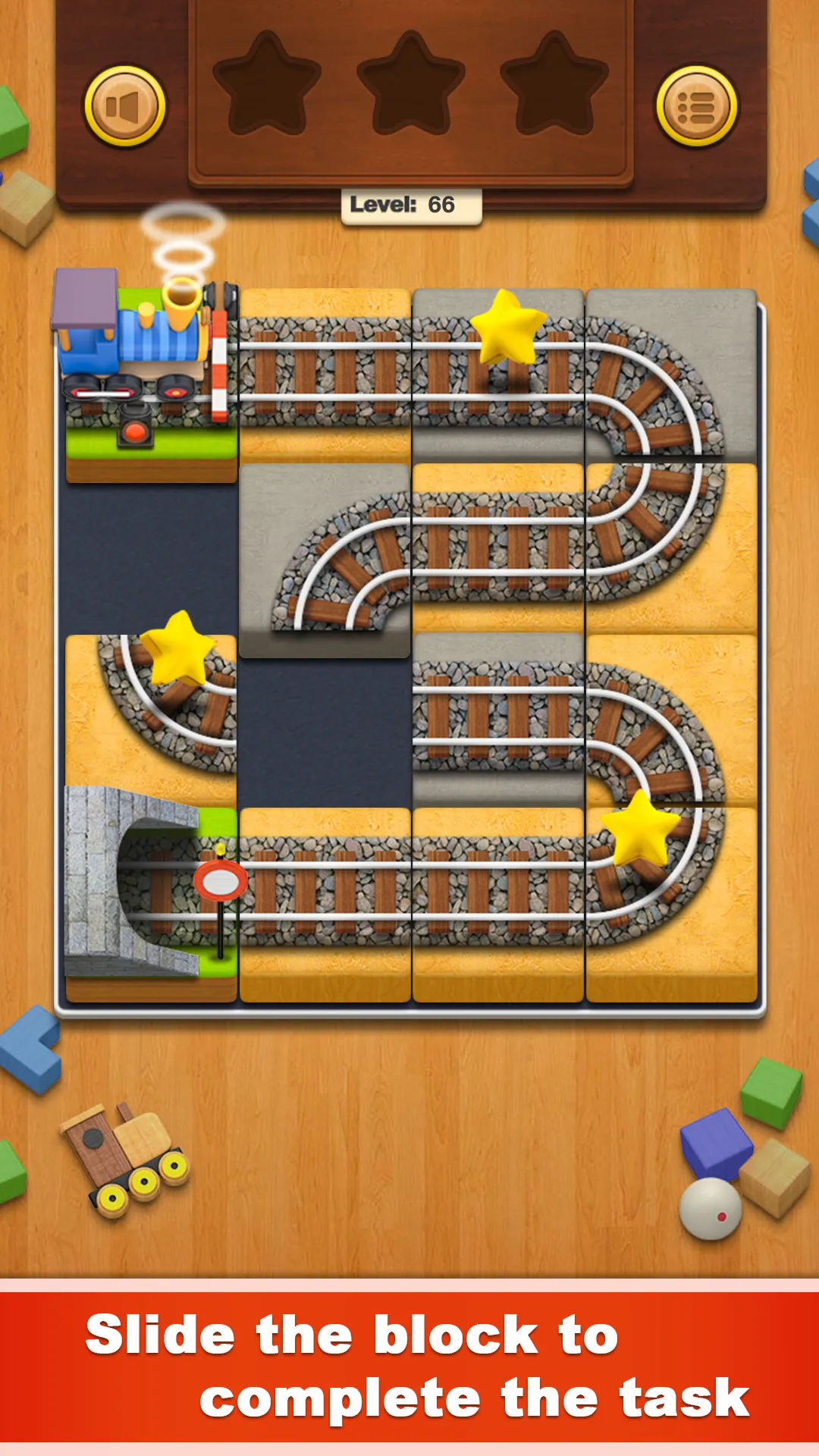 iHappy Train - Slide Puzzle | Indus Appstore | Screenshot