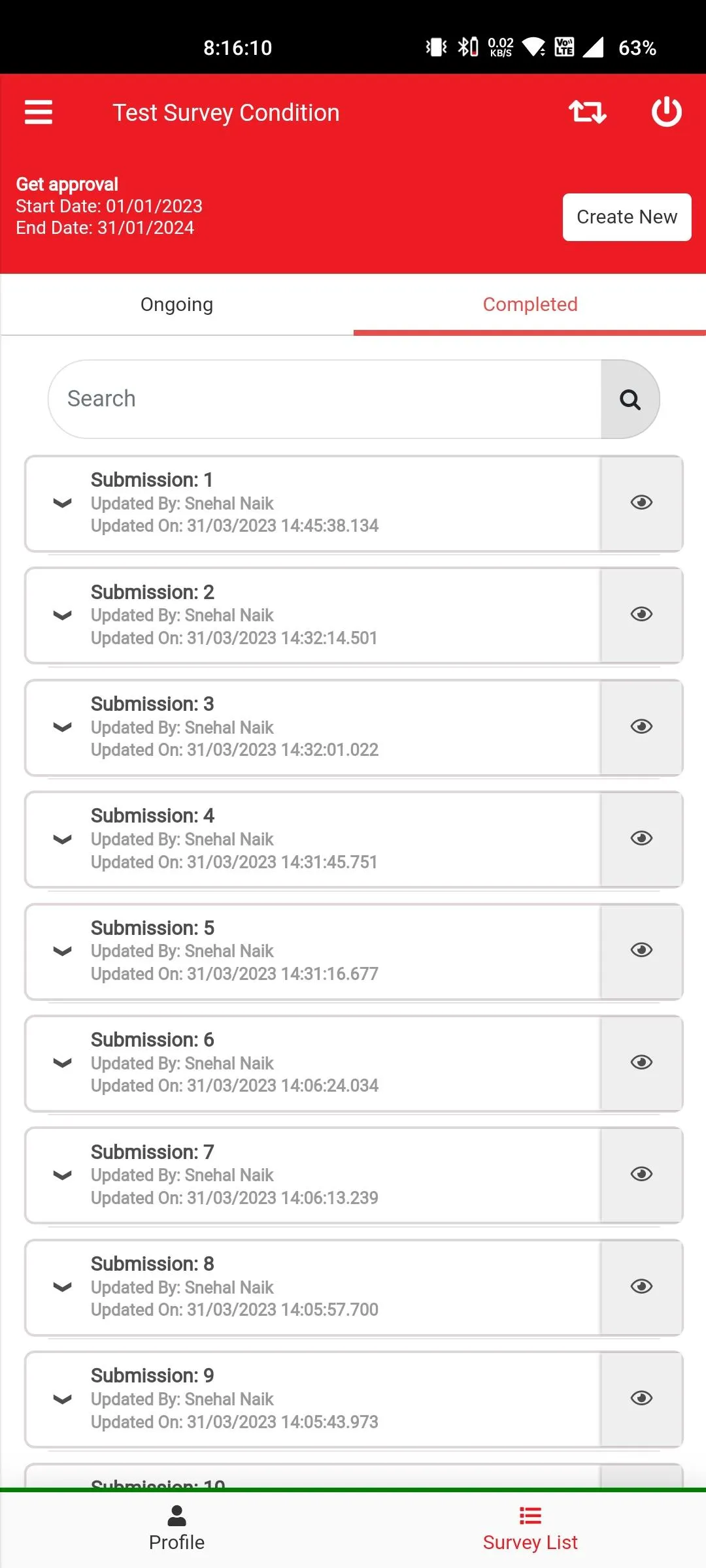 SynergySurvey | Indus Appstore | Screenshot