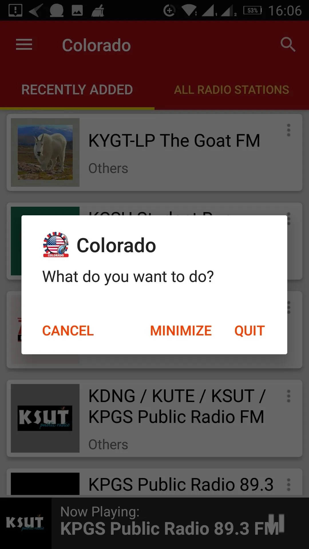 Colorado Radio Stations - USA | Indus Appstore | Screenshot