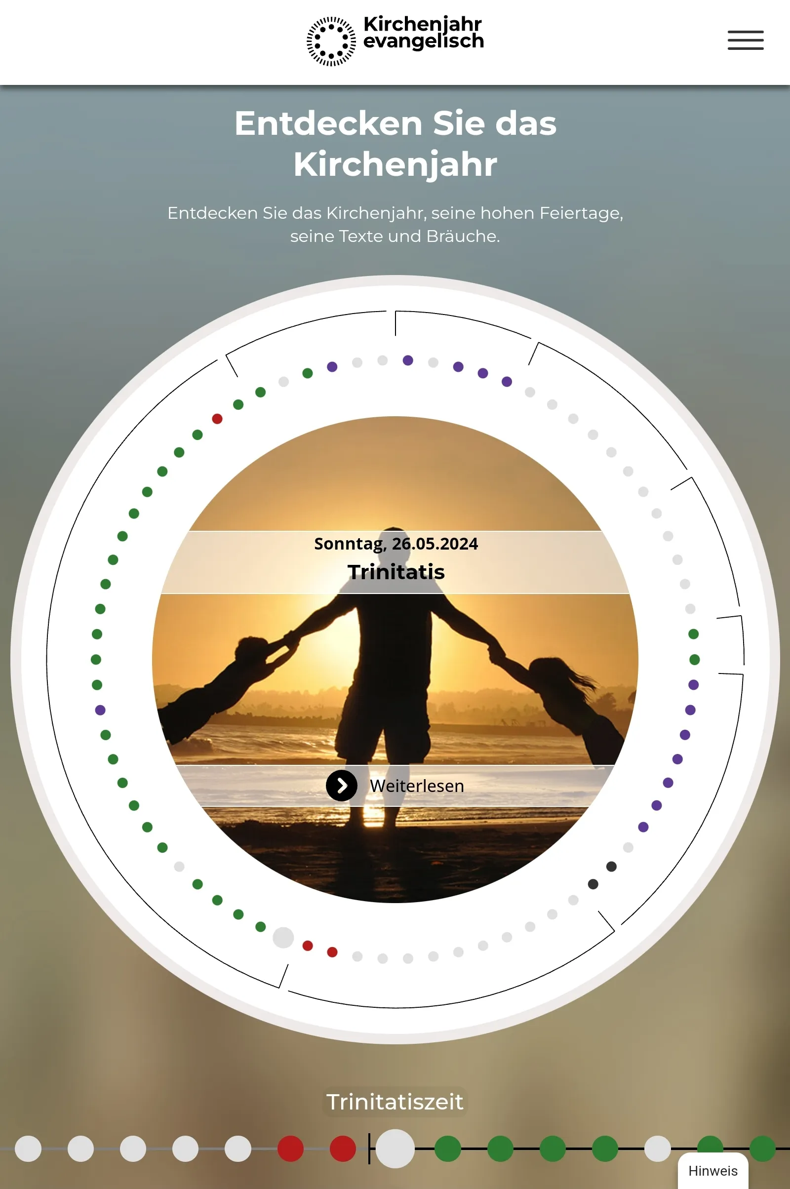Kirchenjahr evangelisch | Indus Appstore | Screenshot