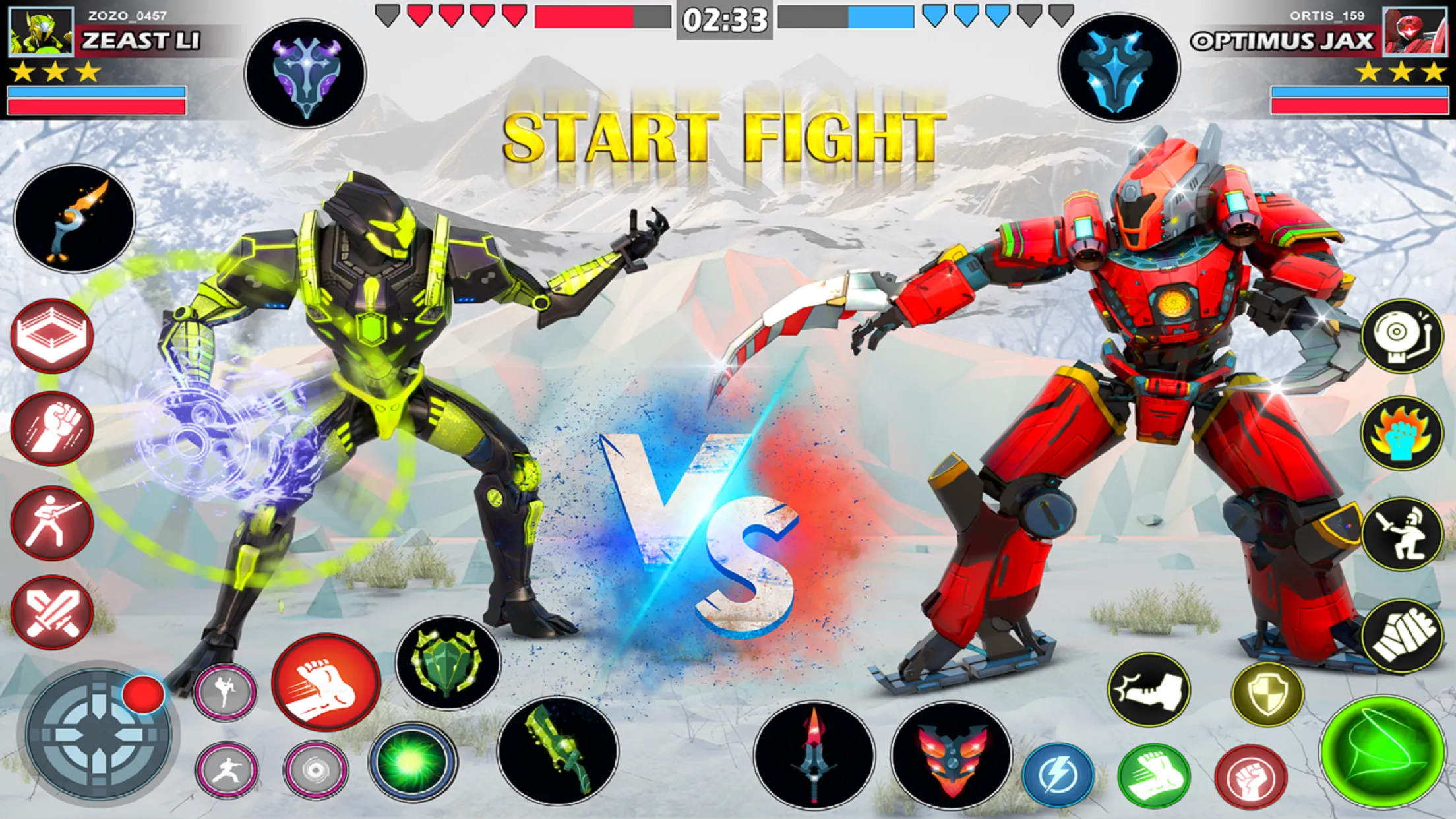 Robot Kung Fu Fighting Games | Indus Appstore | Screenshot