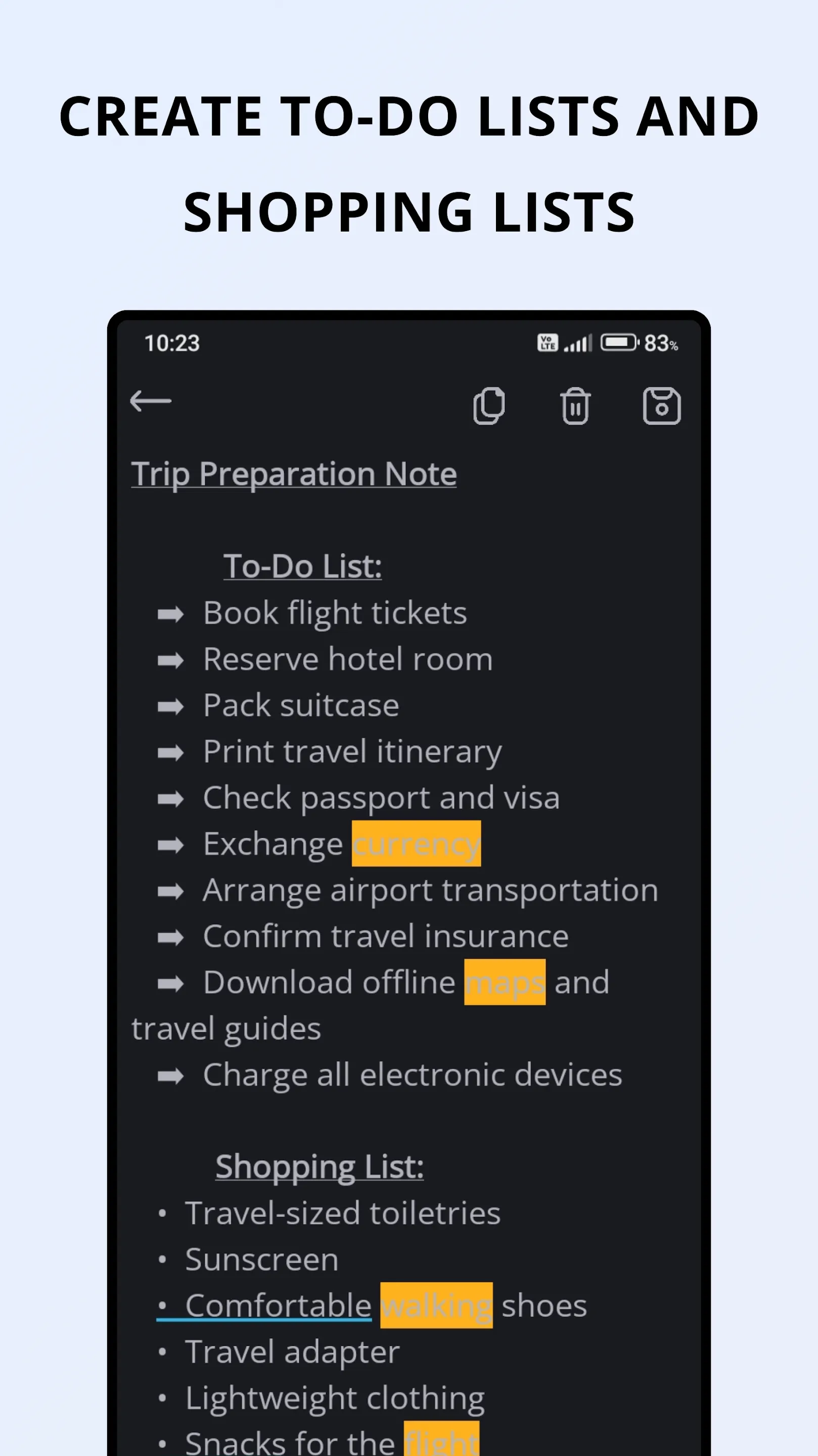 Notepad dark mode - BlackNote | Indus Appstore | Screenshot