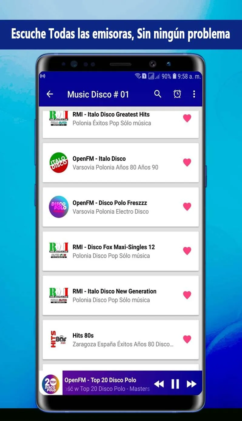 Disco Music 70 80 90 | Indus Appstore | Screenshot