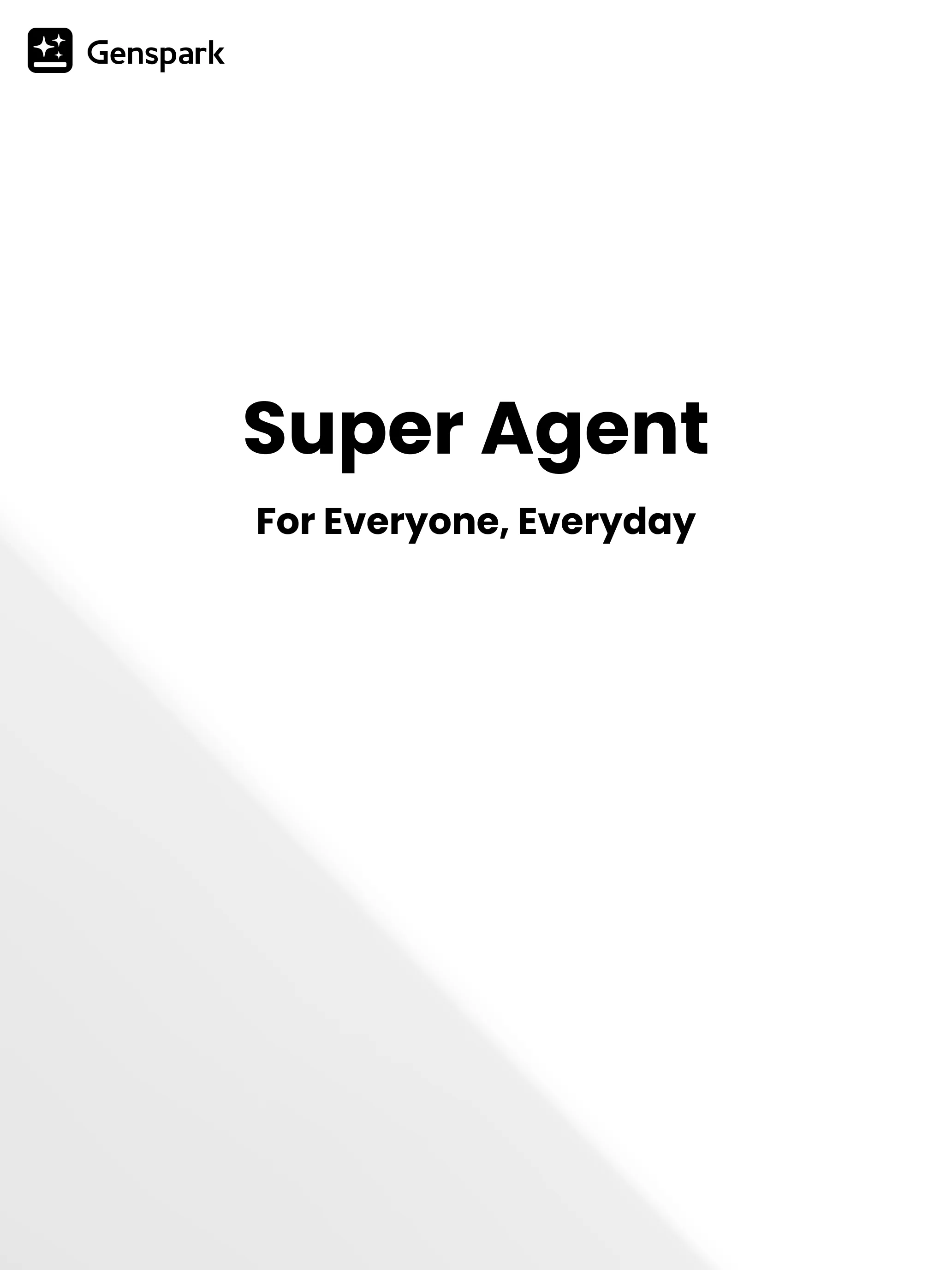 Genspark: Super AI Agent | Indus Appstore | Screenshot