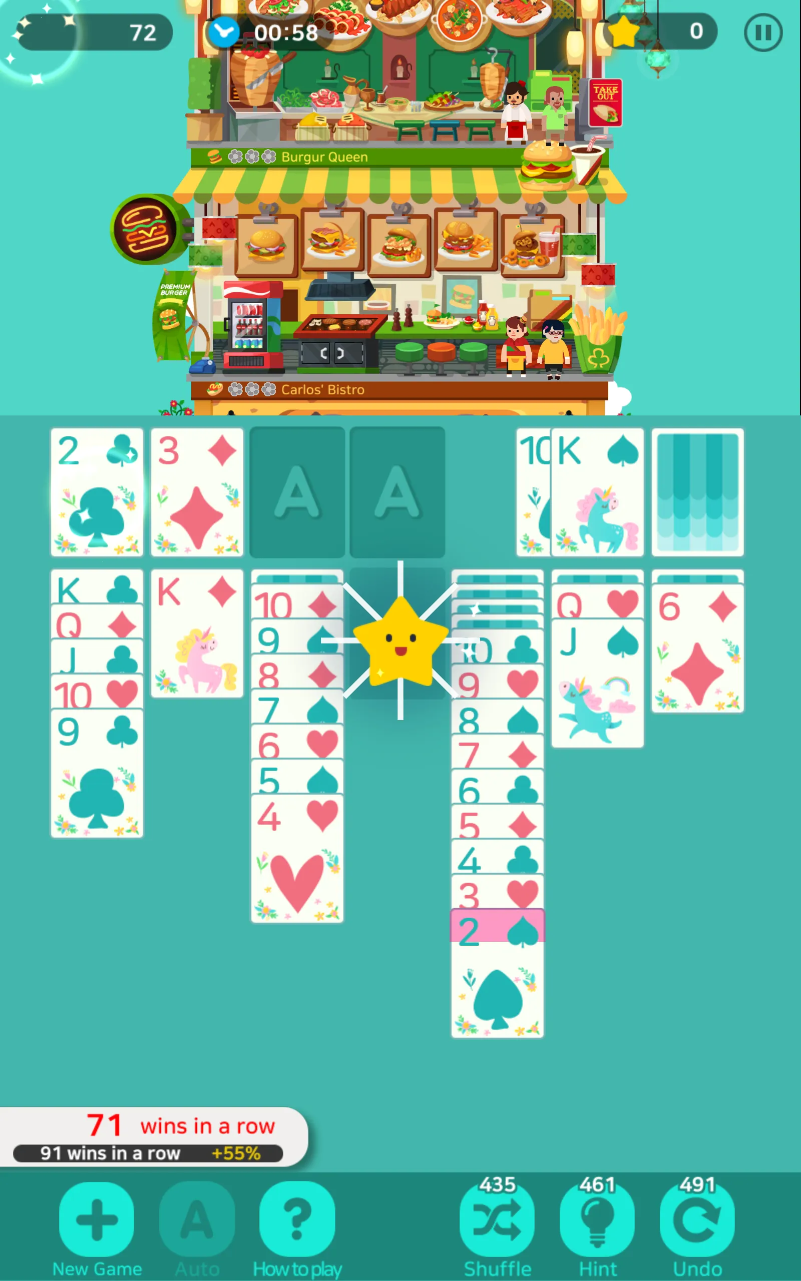 Solitaire Cooking Tower | Indus Appstore | Screenshot