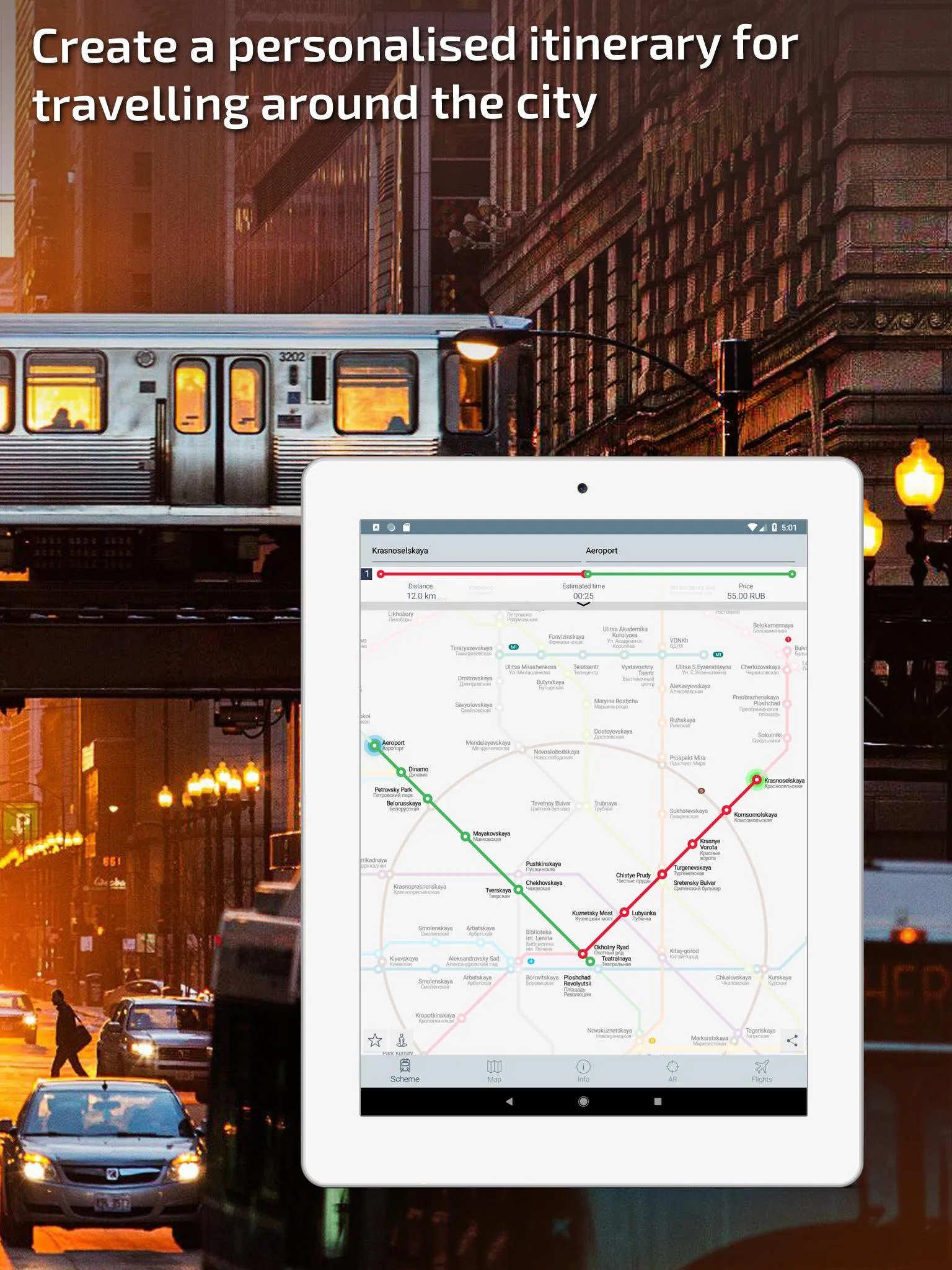 Moscow Metro Guide and Planner | Indus Appstore | Screenshot