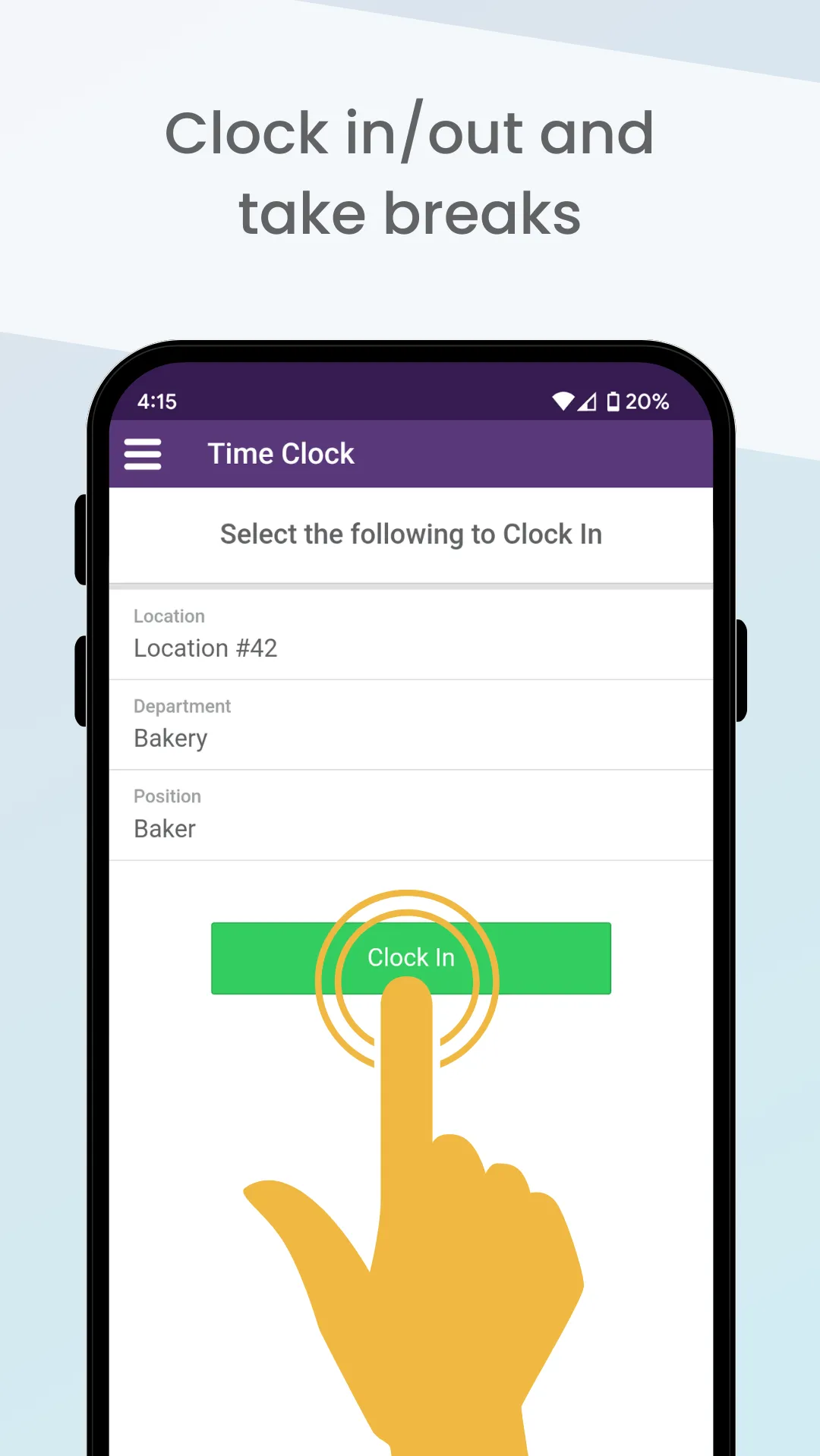 TimeForge Employee | Indus Appstore | Screenshot