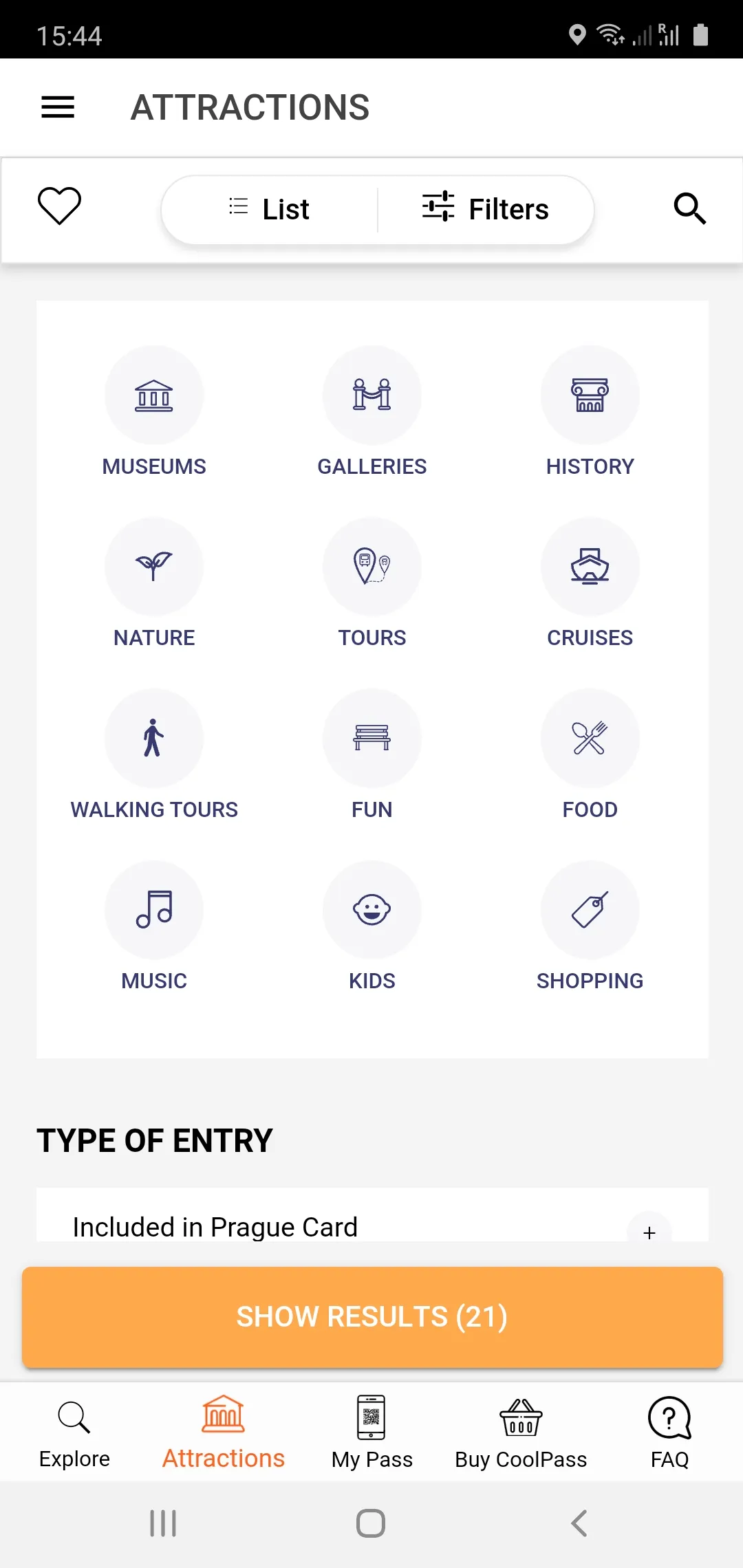 Prague CoolPass - City Guide | Indus Appstore | Screenshot