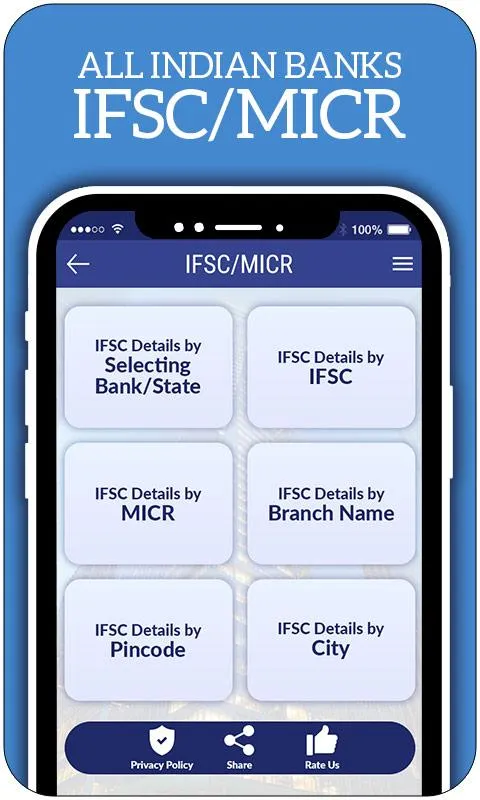 All IFSC/MICR Code Finder | Indus Appstore | Screenshot