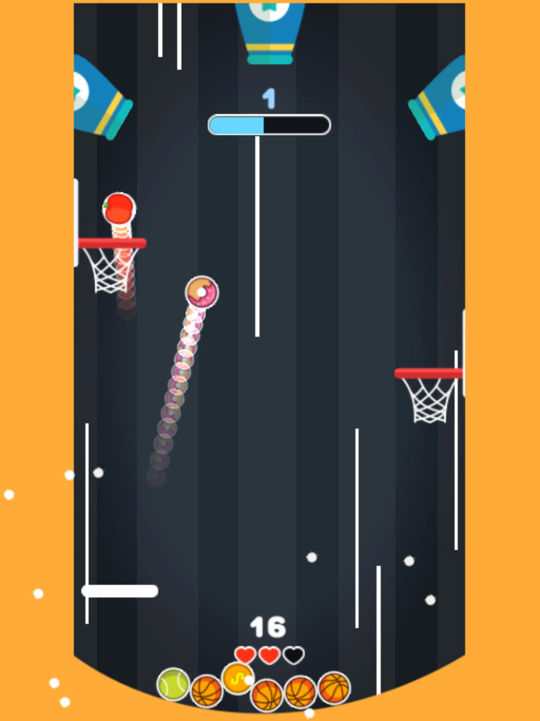 Bouncy Dunks : Fire Hoop Dunks | Indus Appstore | Screenshot